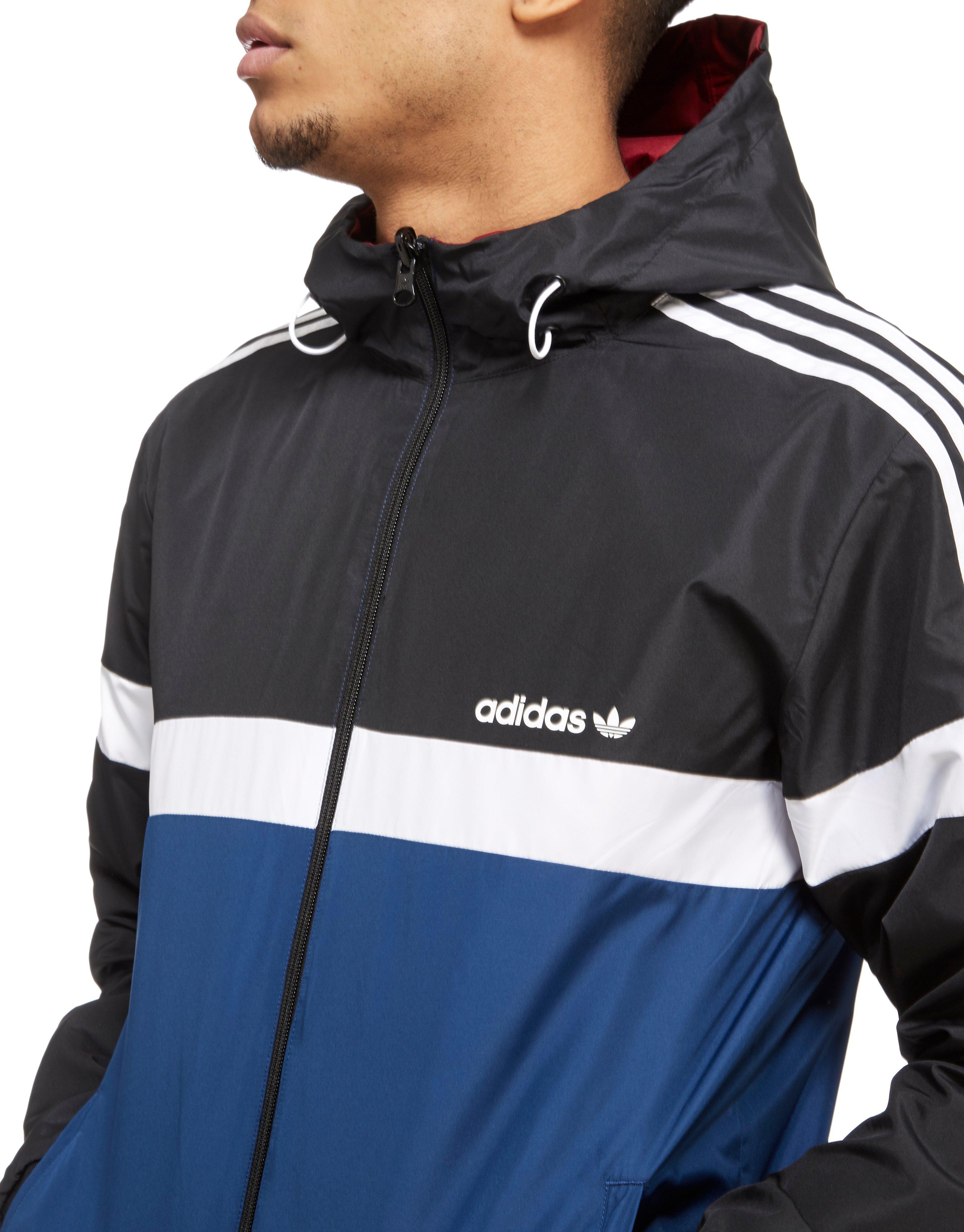 adidas Originals Synthetic Itasca Reversible Jacket in Blue for Men - Lyst