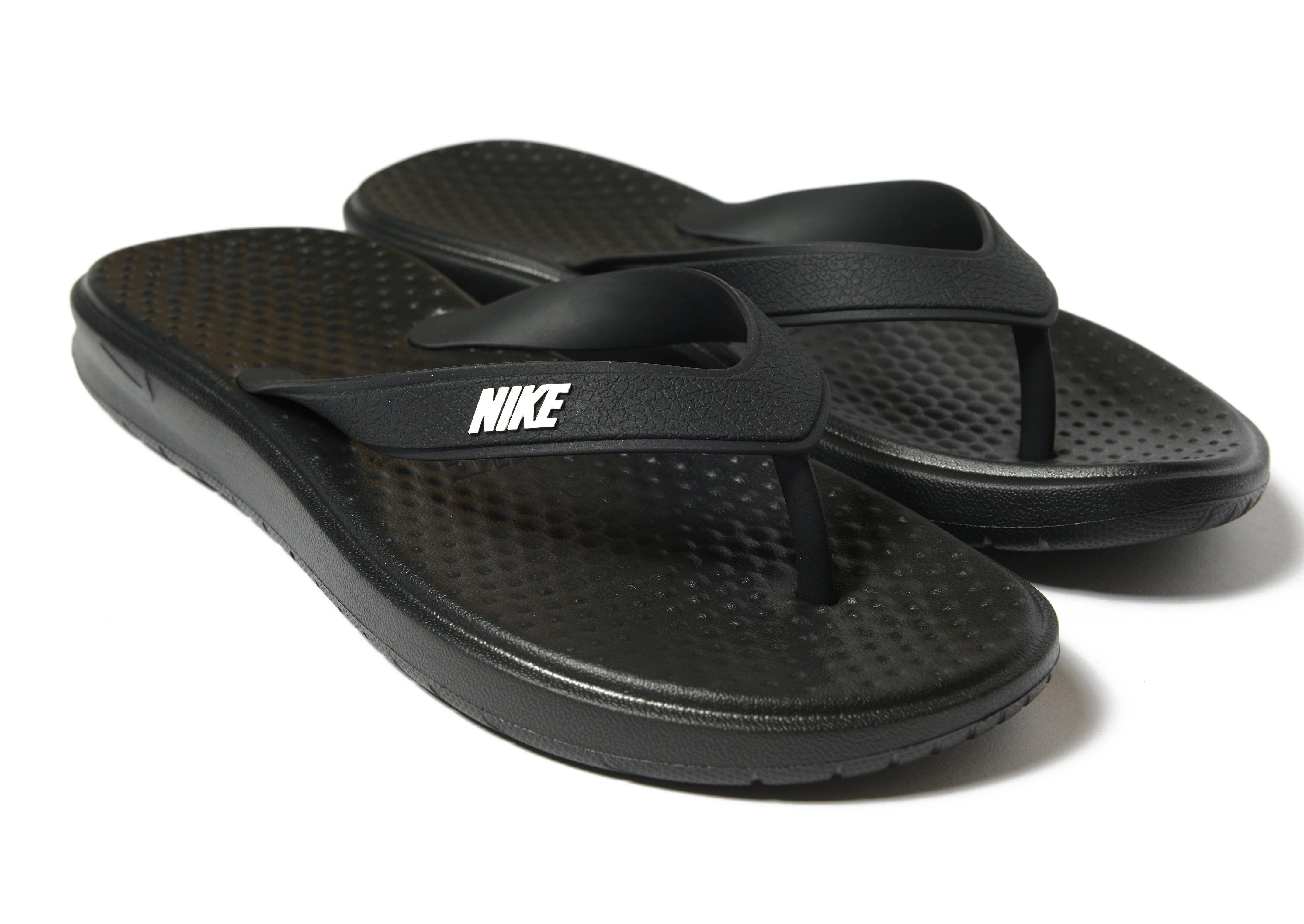 Lyst - Nike Solay Flip Flops in Black for Men