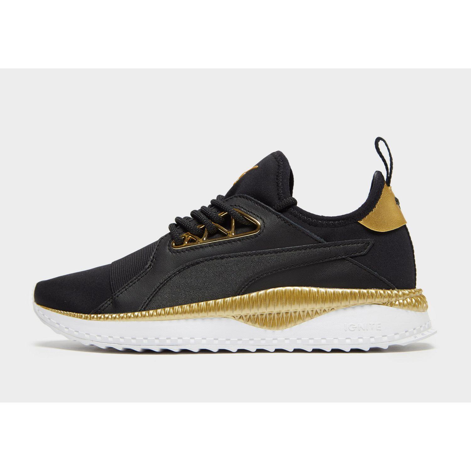 puma tsugi black and gold