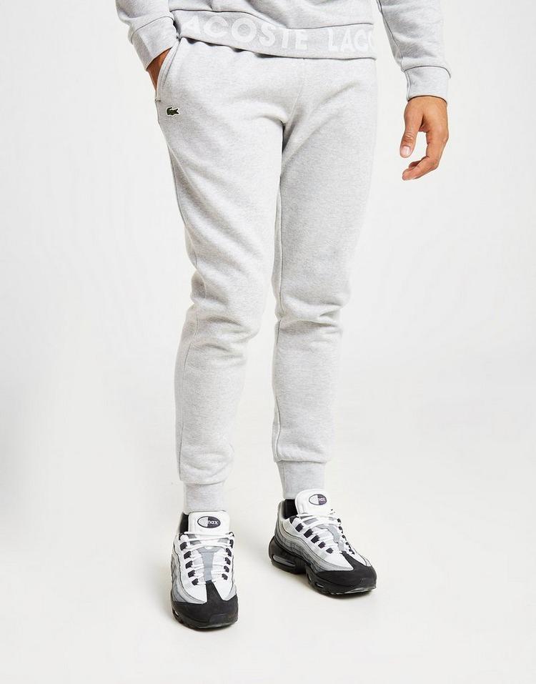 lacoste slim cuffed fleece joggers