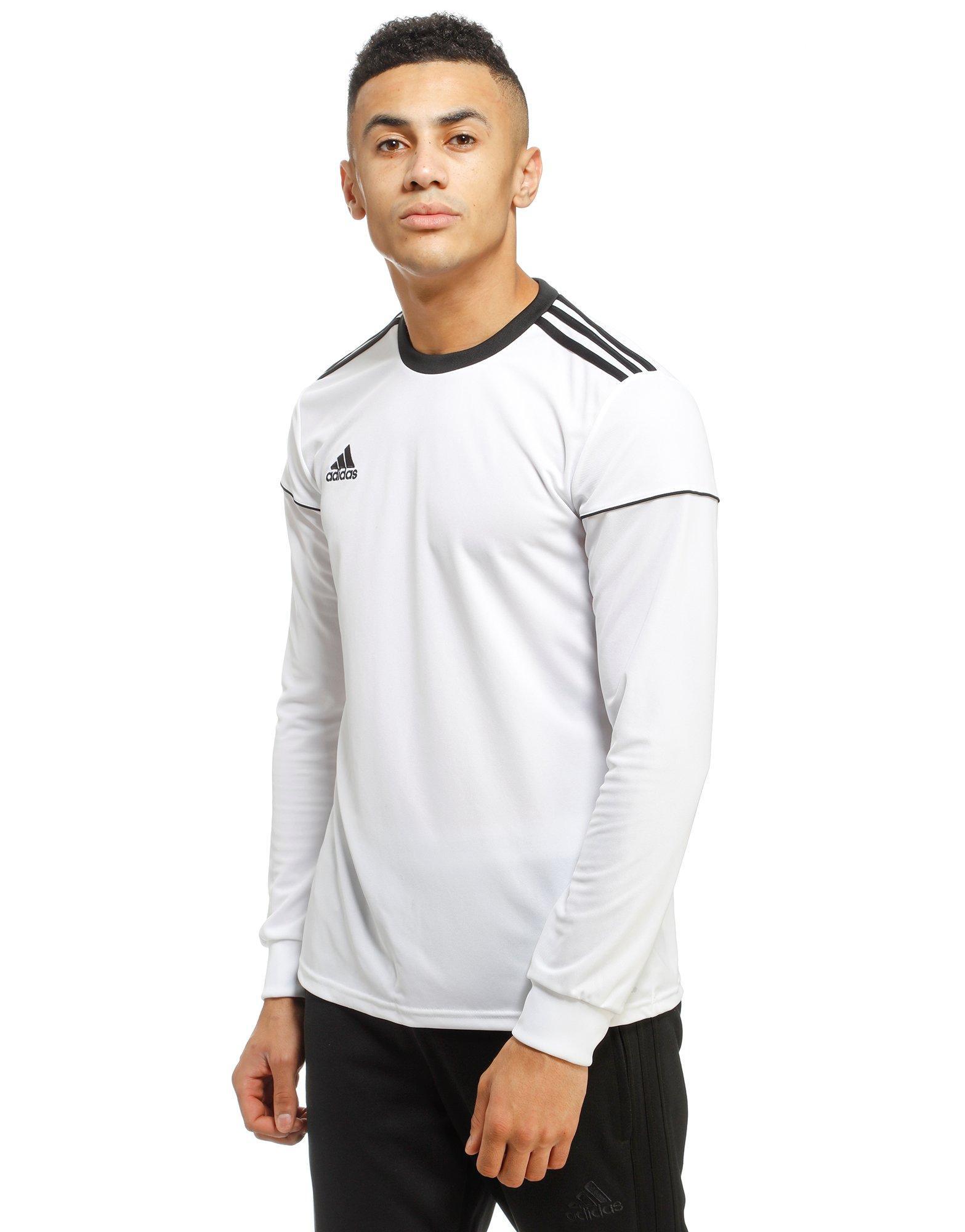 Lyst - Adidas Squad 15 Long Sleeve T-shirt in White for Men
