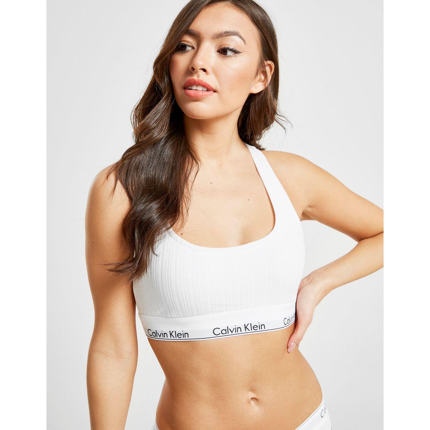 calvin klein ribbed bralette
