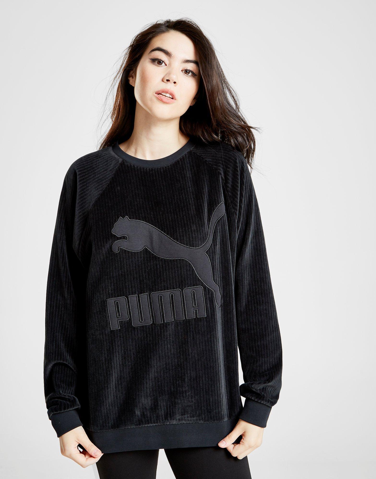 PUMA Velvet Rib Crew Sweatshirt in 