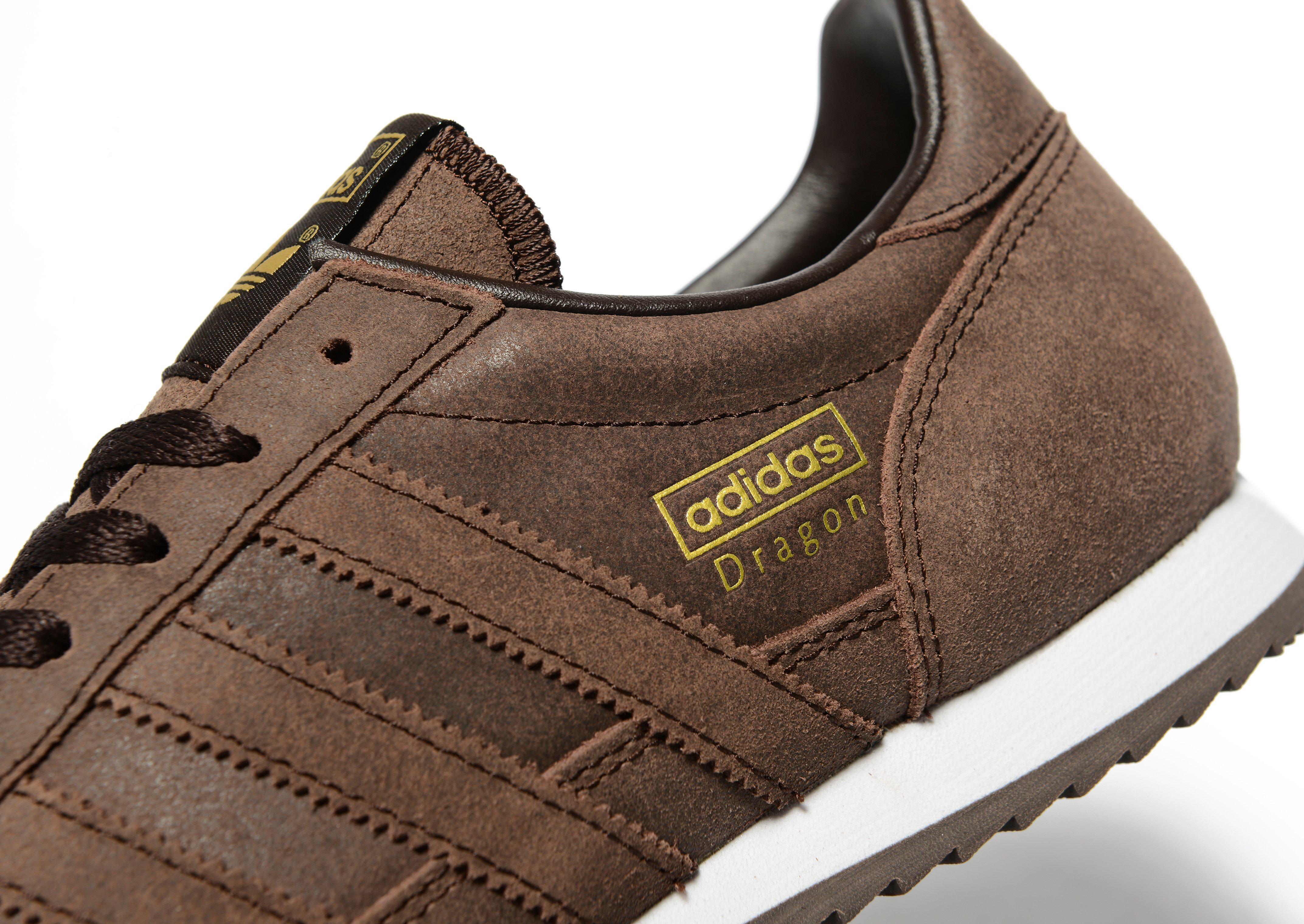 adidas dragon shoes brown