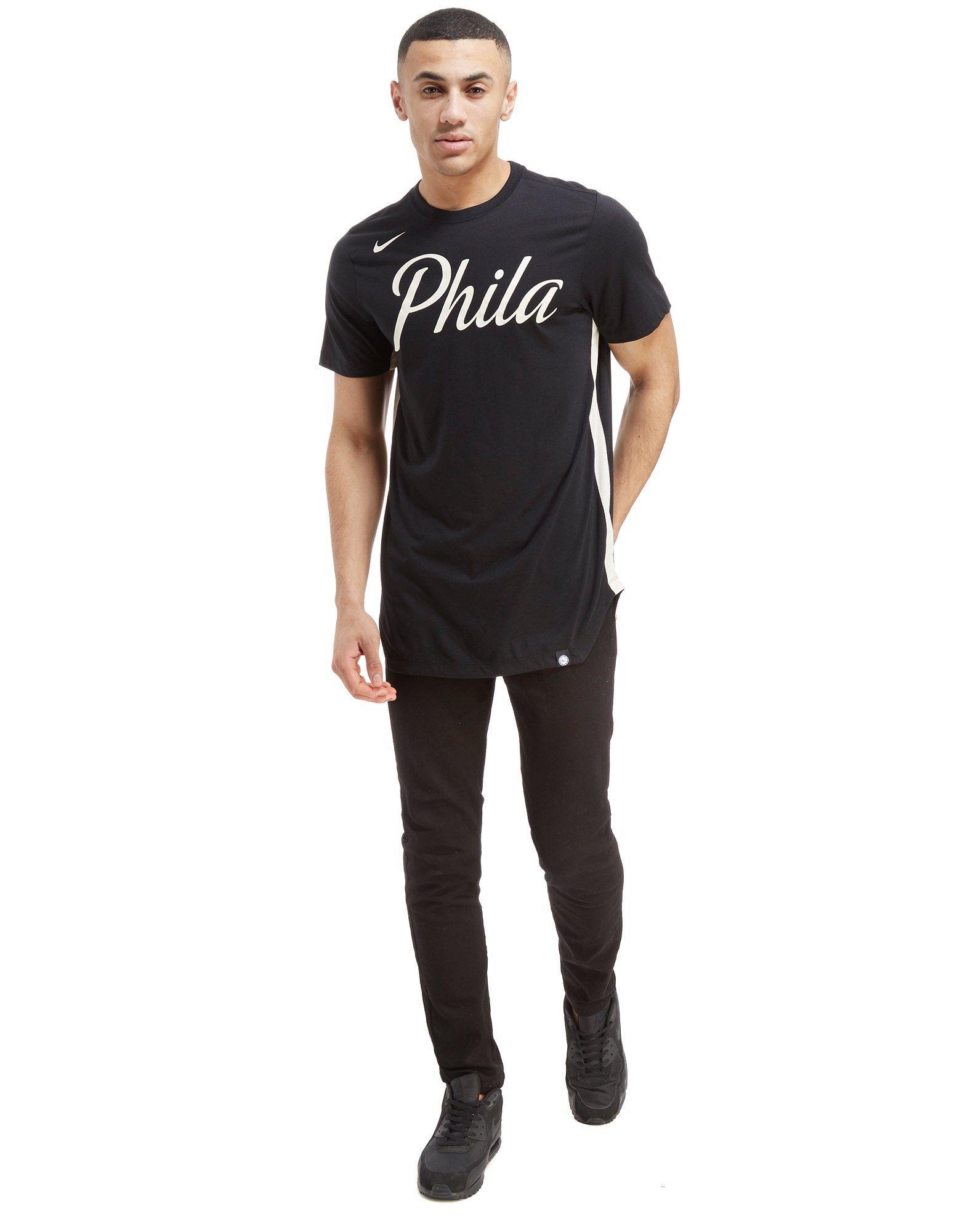 nike nba philadelphia 76ers city t-shirt