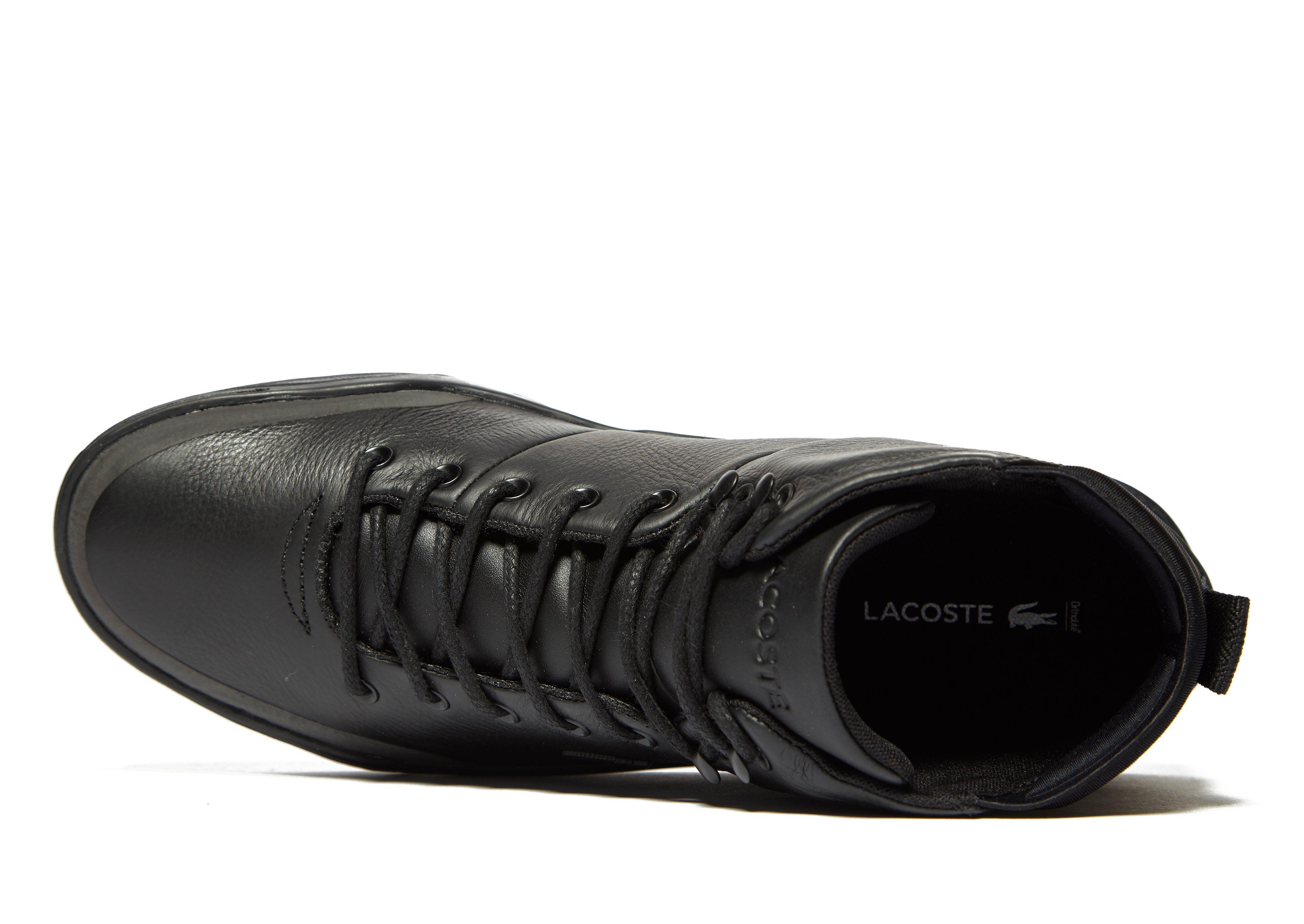 lacoste black high tops