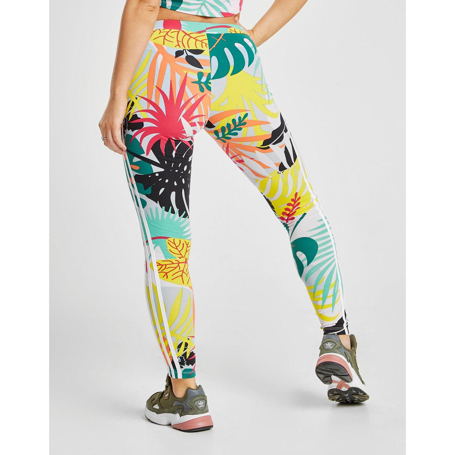 adidas tropical print leggings