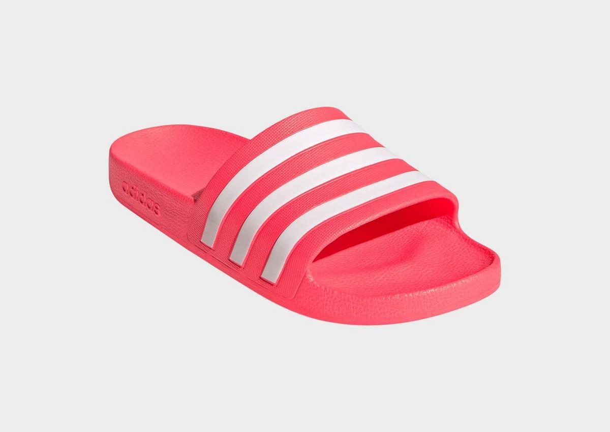 adidas adilette aqua slides pink