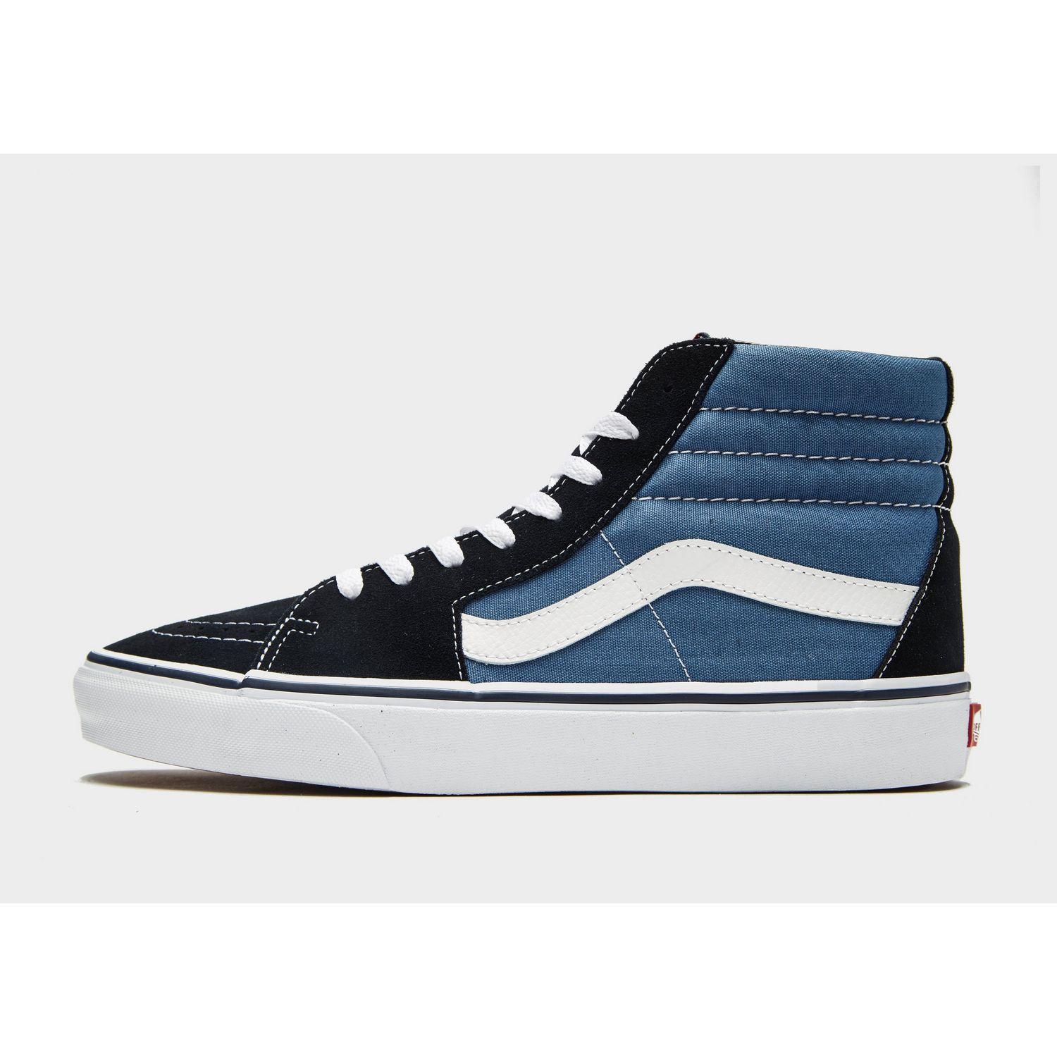 vans sk8 hi navy black