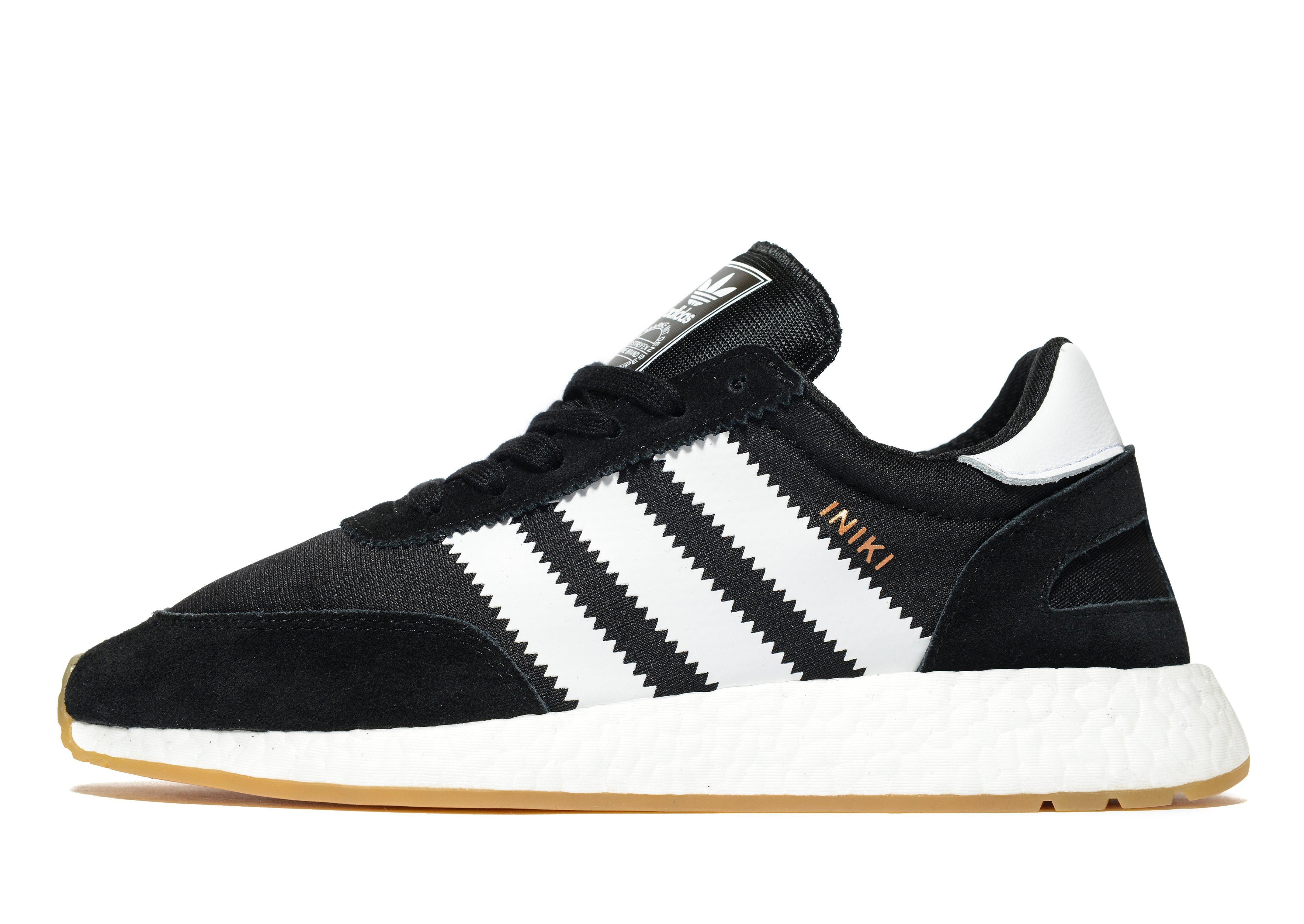 adidas Originals Suede Iniki in Black/White (Black) for Men - Lyst