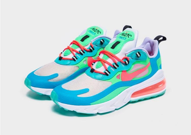 nike air max 270 green and blue