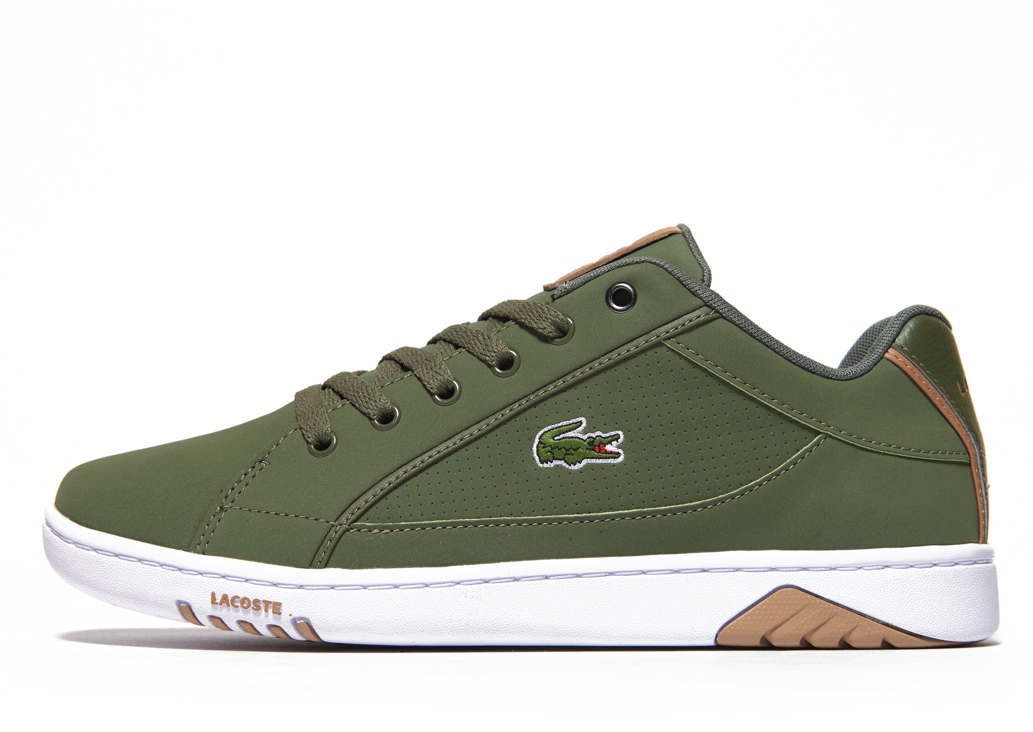 Lacoste Leather Deviation 217 in Khaki/Tan (Green) for Men Lyst