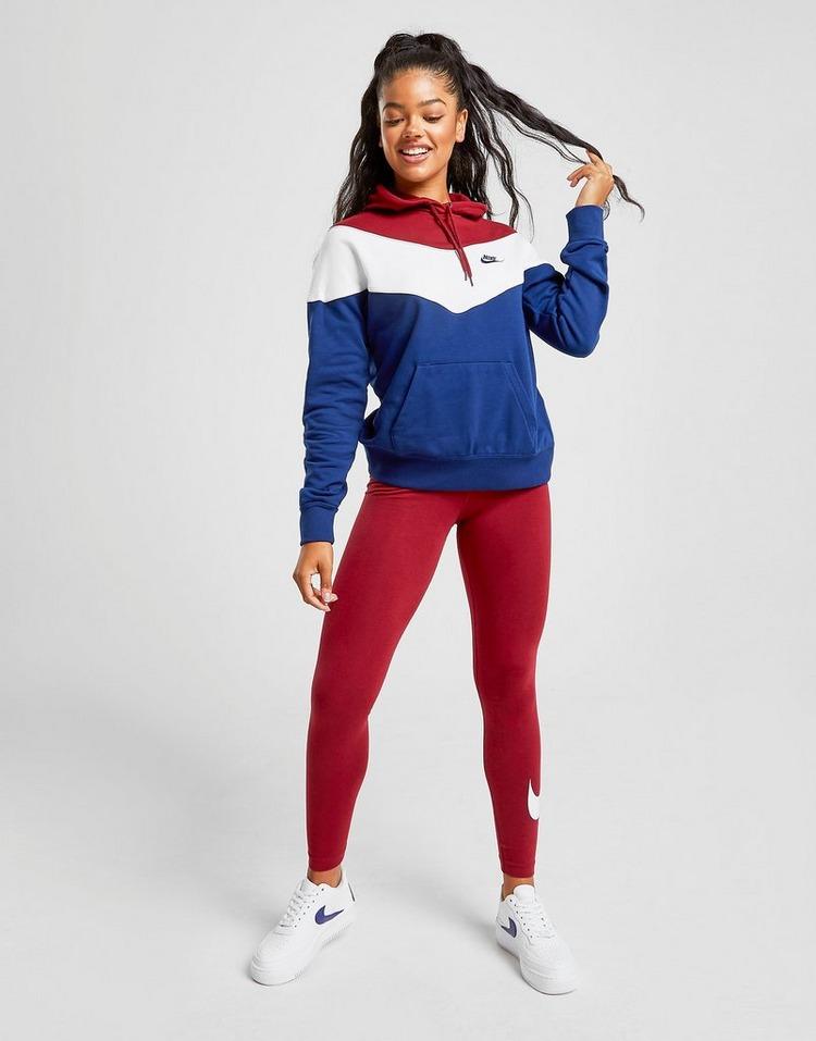 nike heritage colour block hoodie