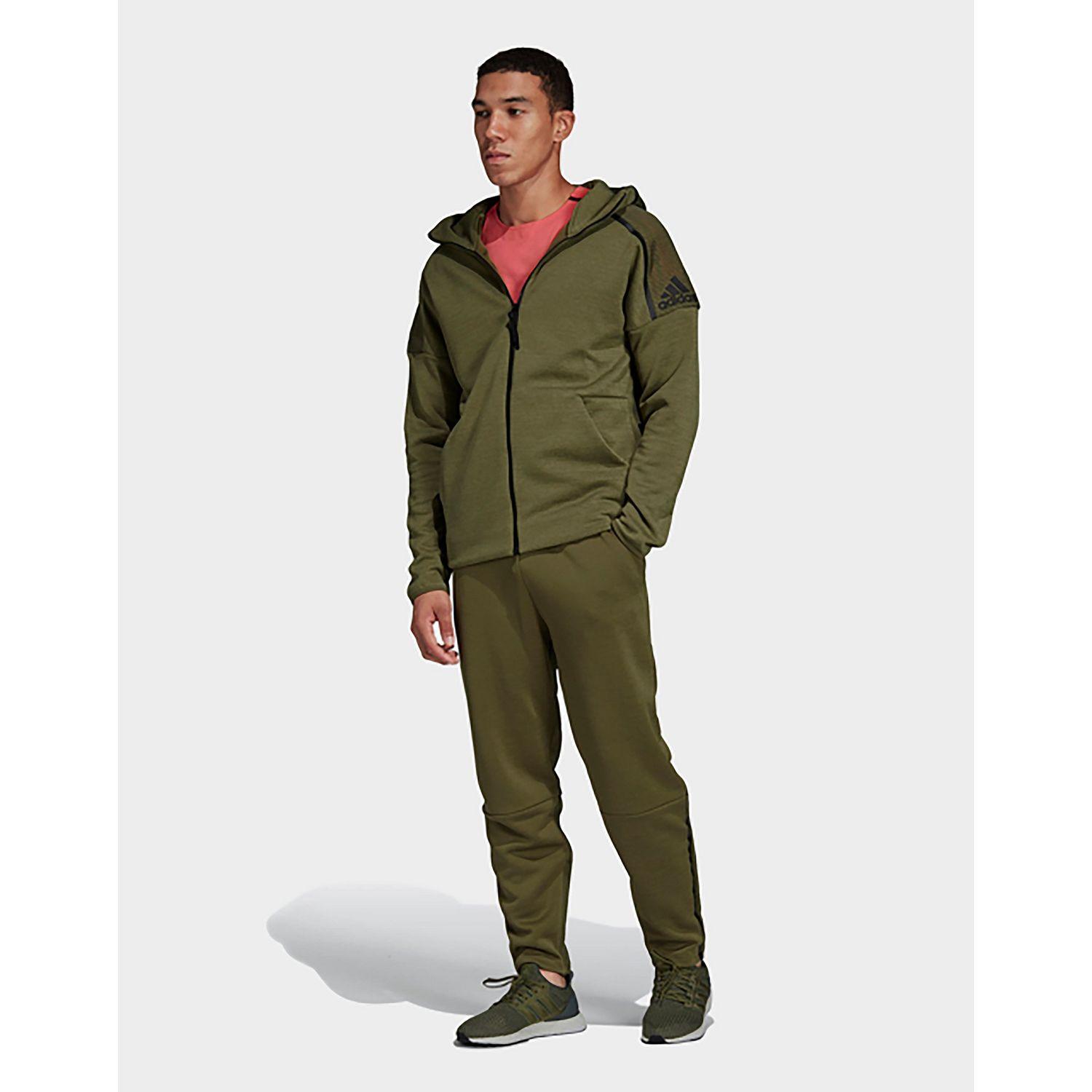 khaki green adidas tracksuit