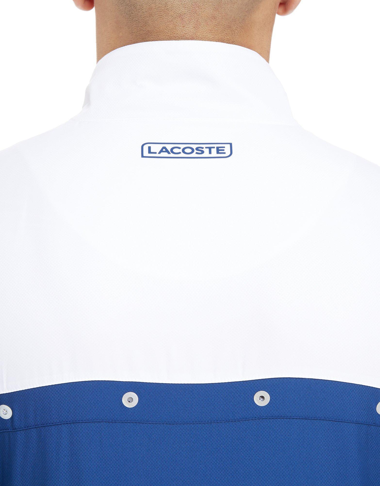 lacoste woven tracksuit