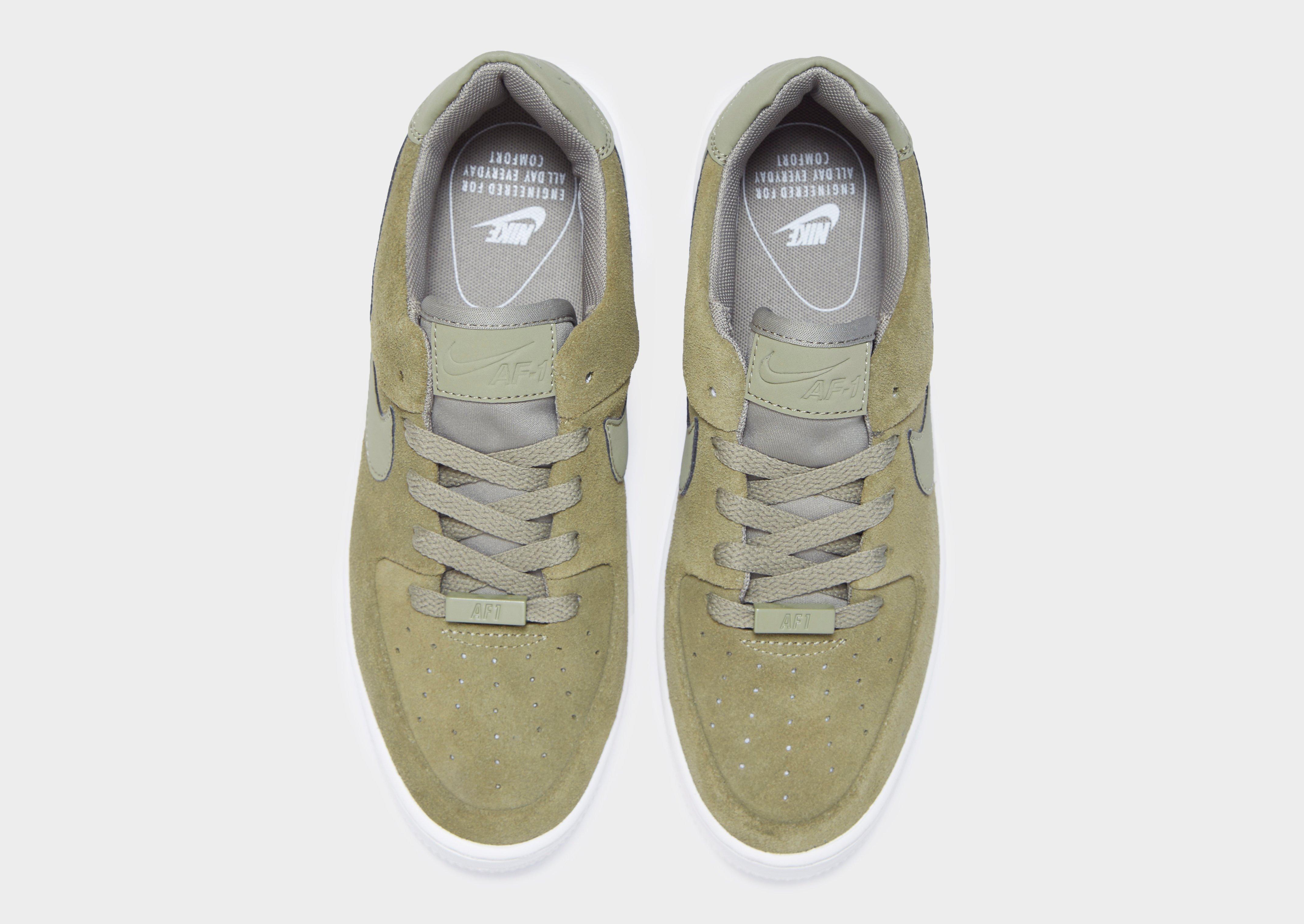 nike air force 1 sage low olive green