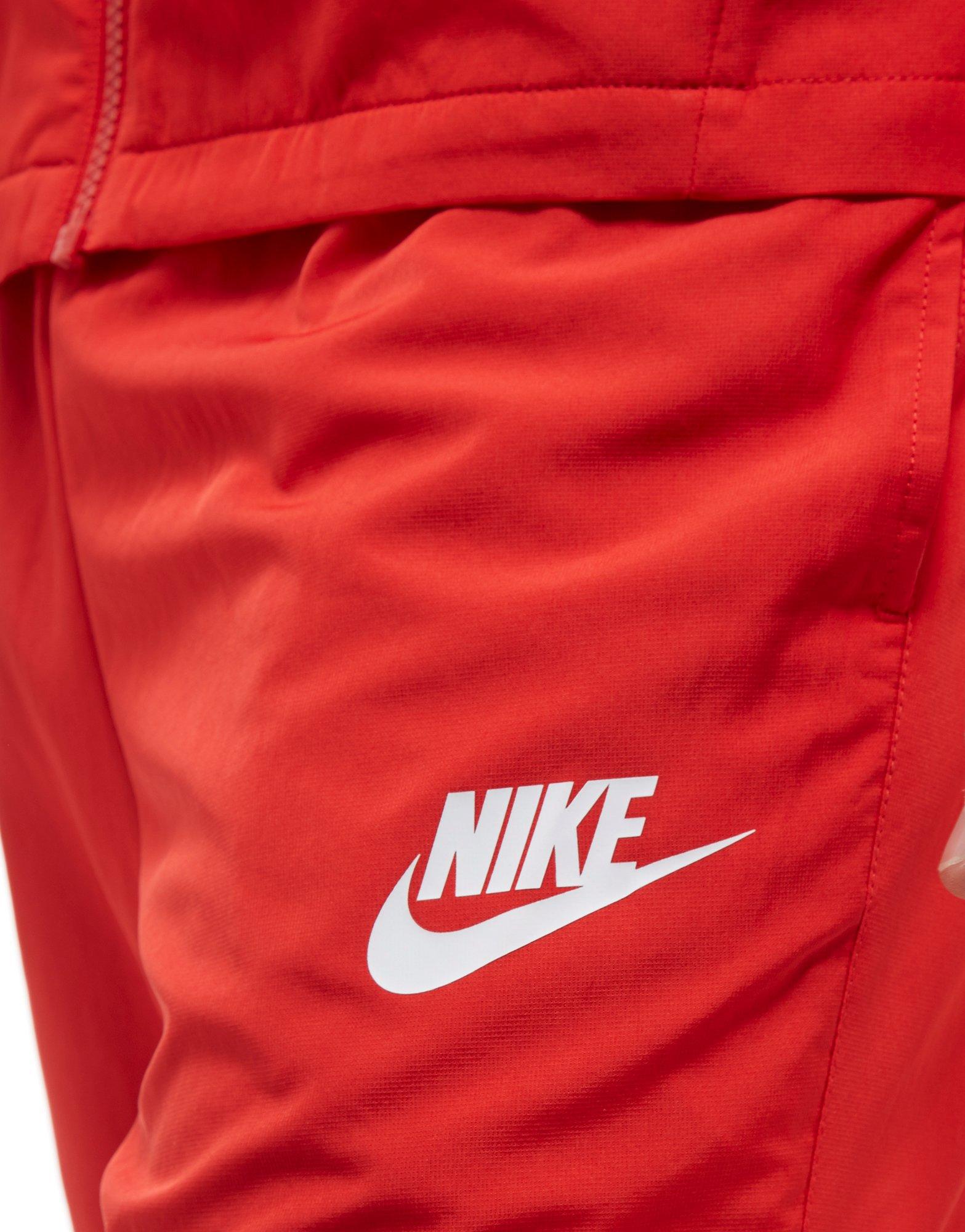 nike season 2 woven tracksuit red
