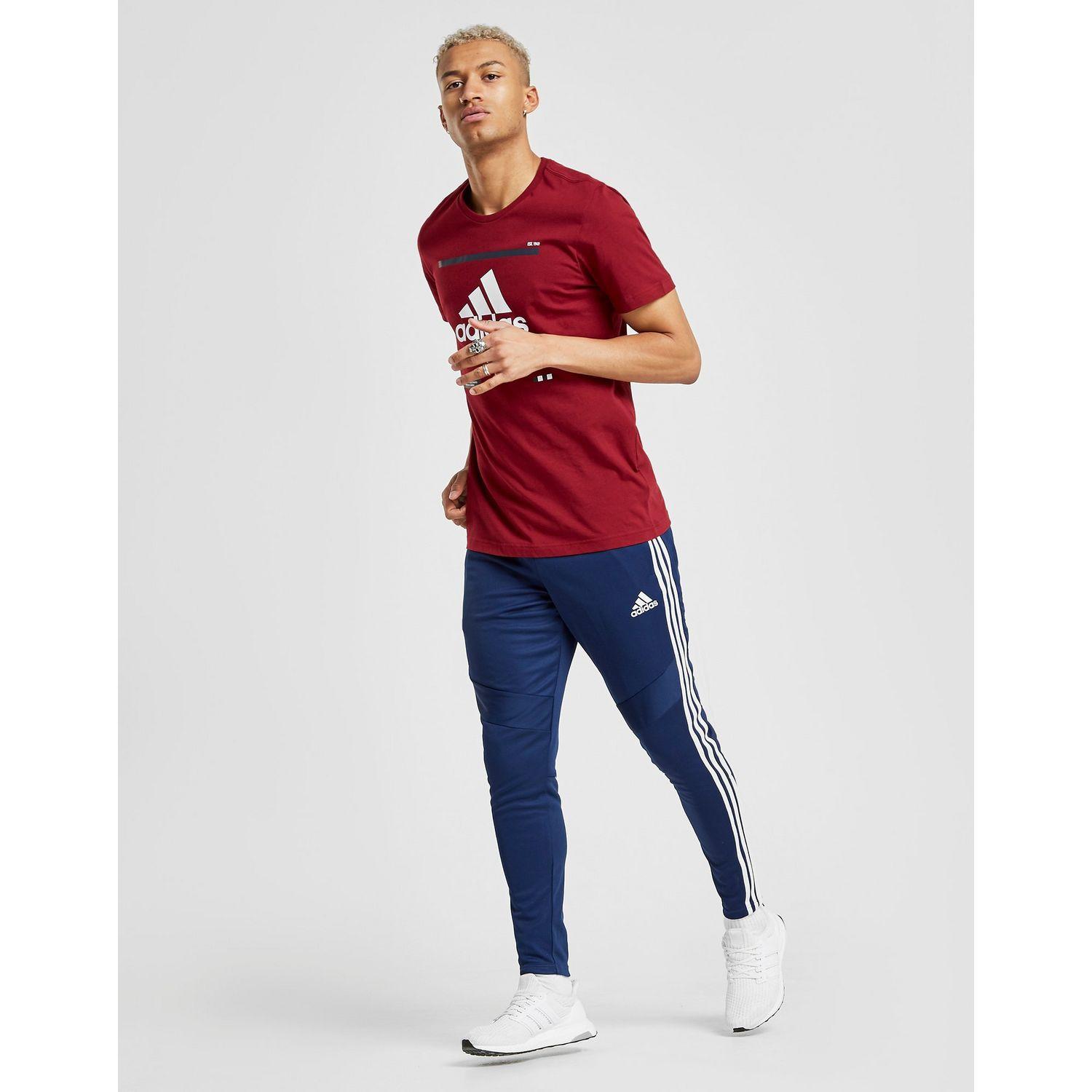 adidas Synthetic Tiro 19 Training Pants in Navy/White (Blue) for Men - Lyst