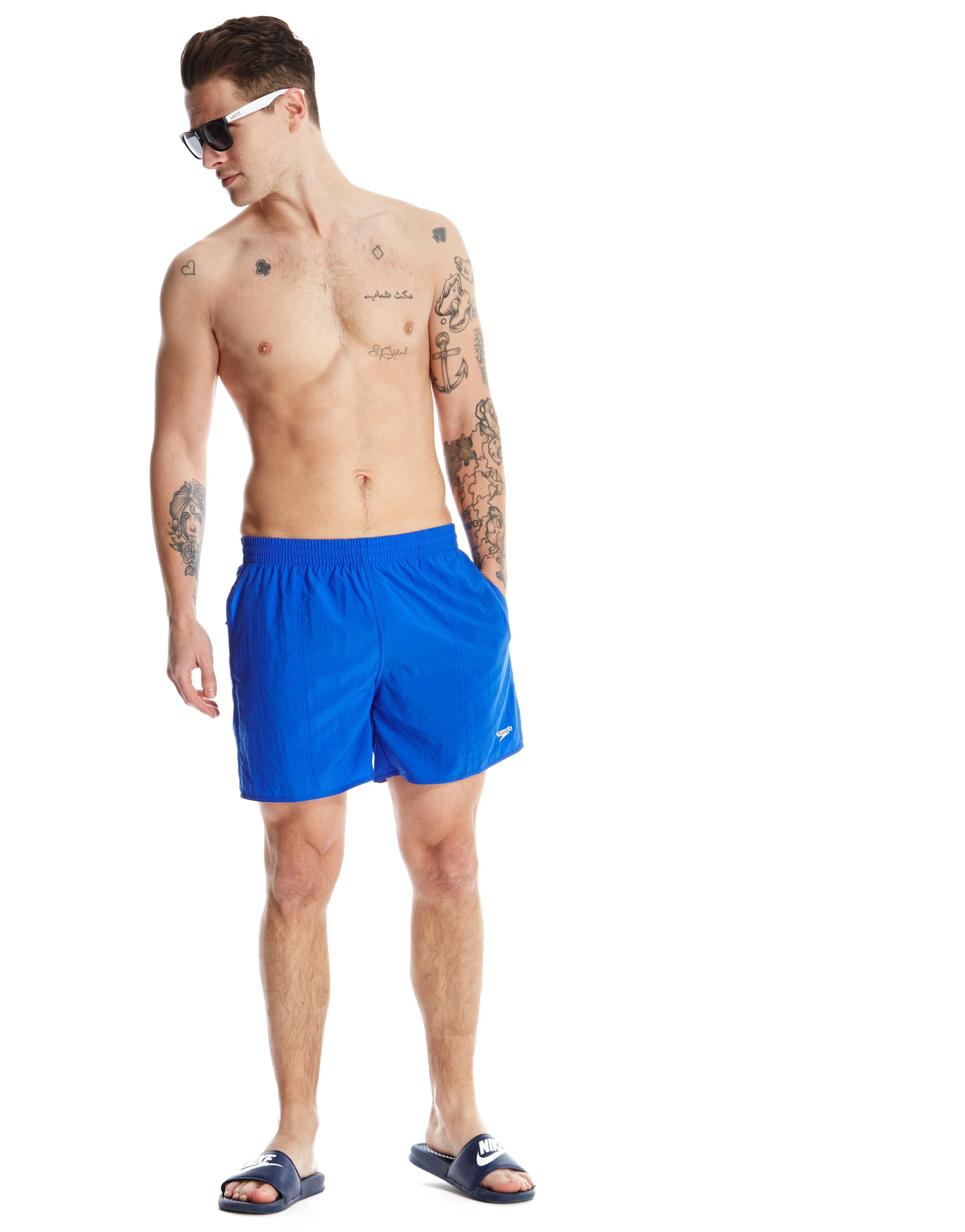 Lyst - Speedo Solid Leisure Swim Short in Blue for Men