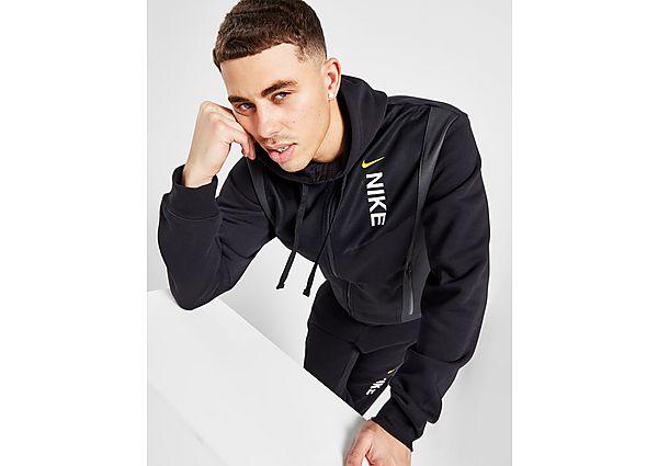 Nike Hybrid Full Zip Hoodie in Black for Men | Lyst UK