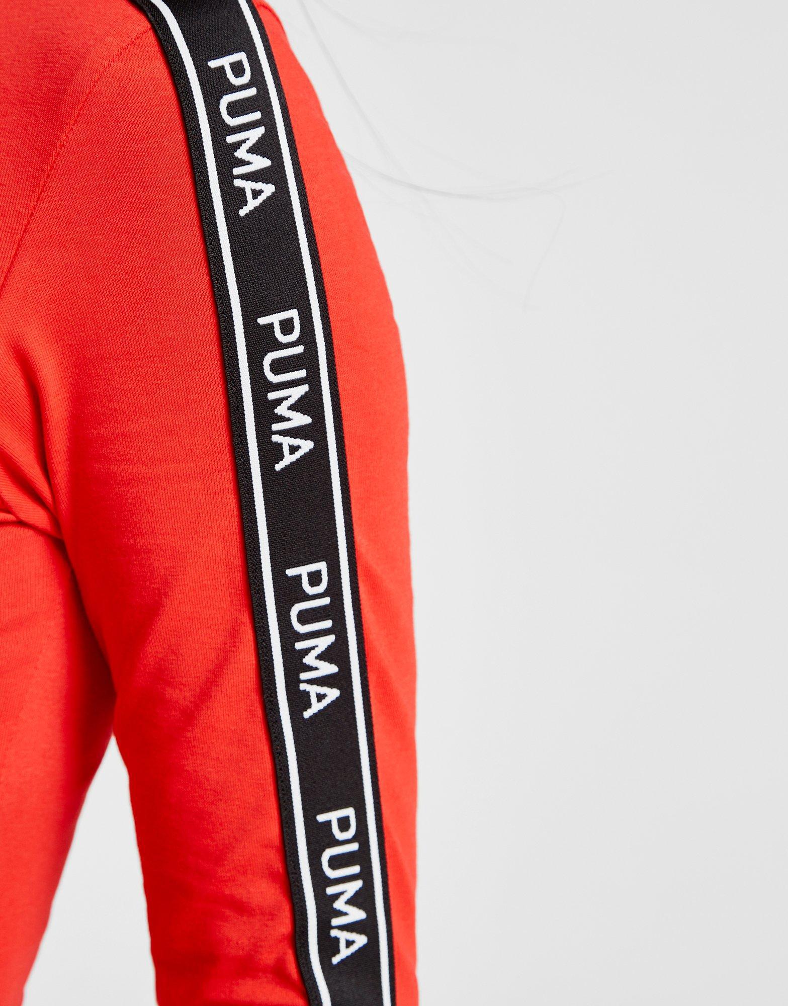 puma tape long sleeve zip bodysuit