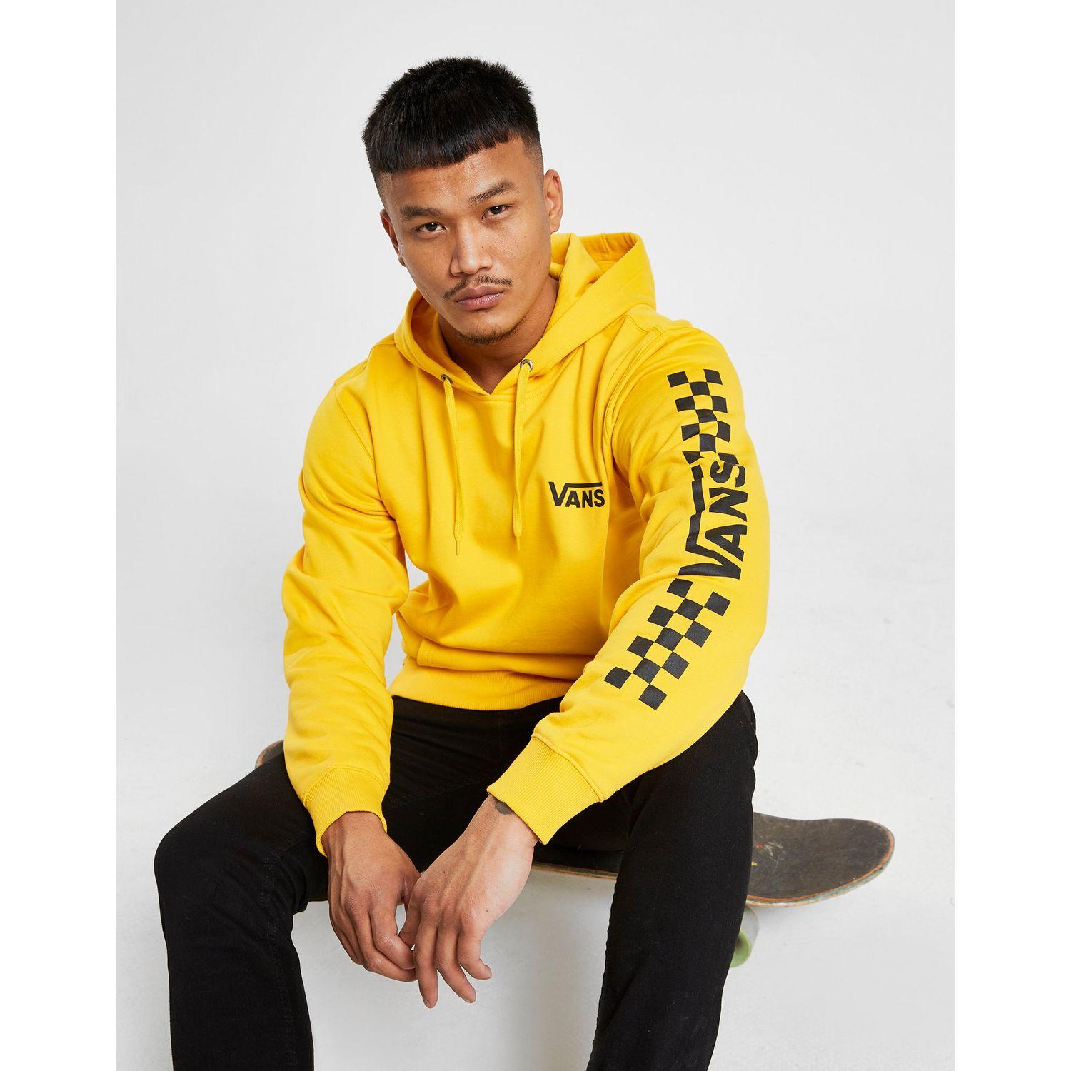 mens yellow vans hoodie