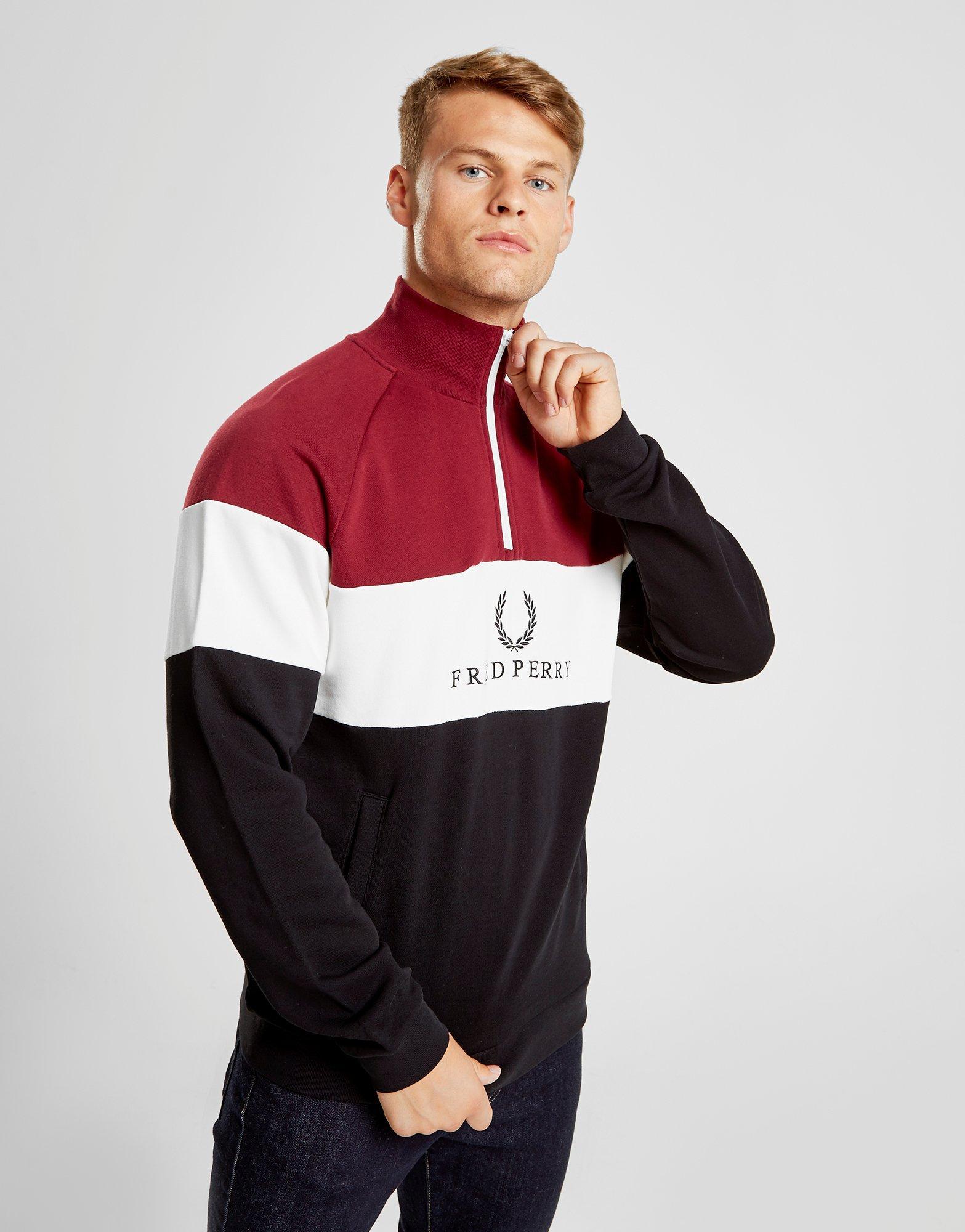 Fred Perry Quarter Zip Sweatshirt Top Sellers, UP TO 67% OFF |  www.aramanatural.es