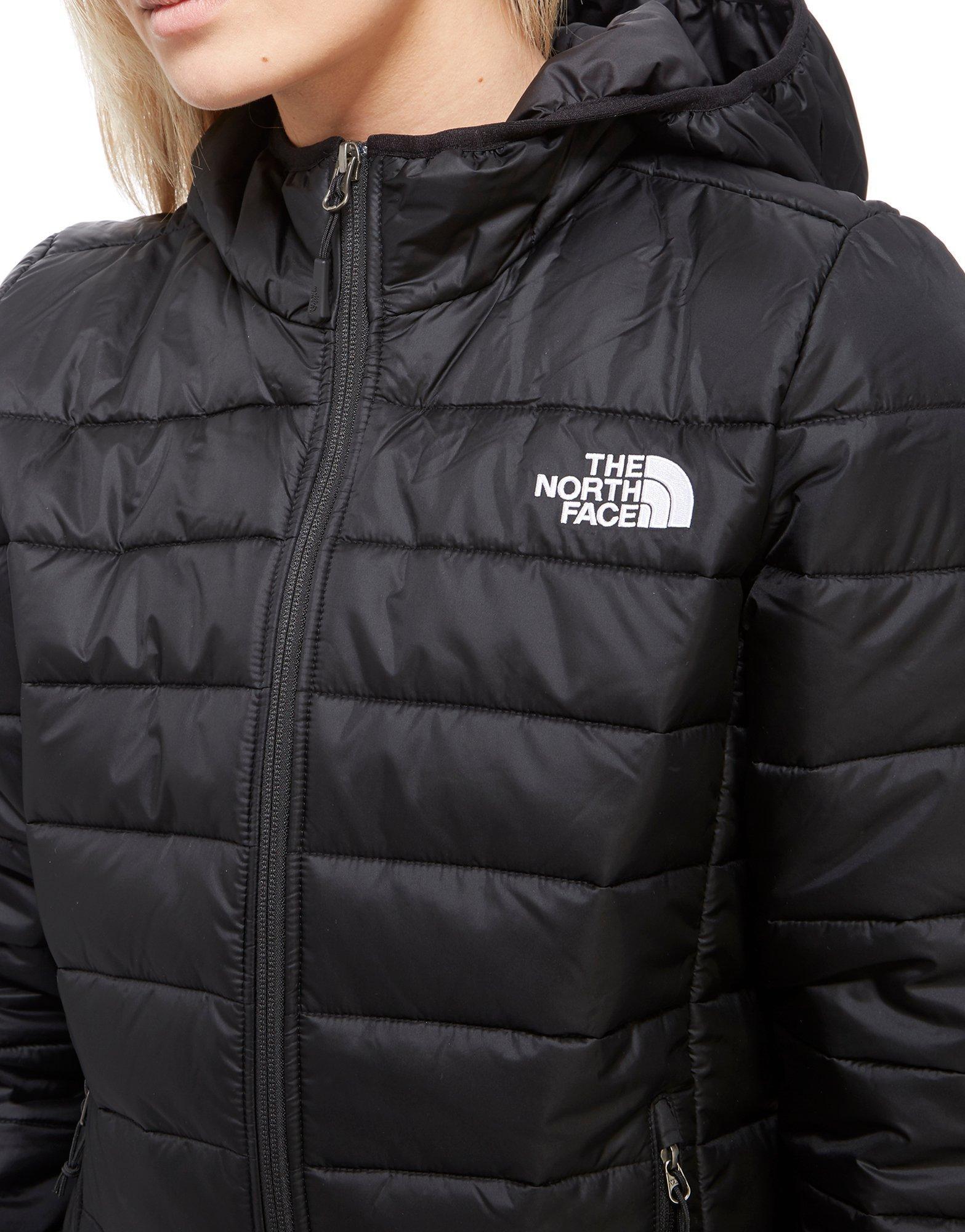 black north face padded jacket