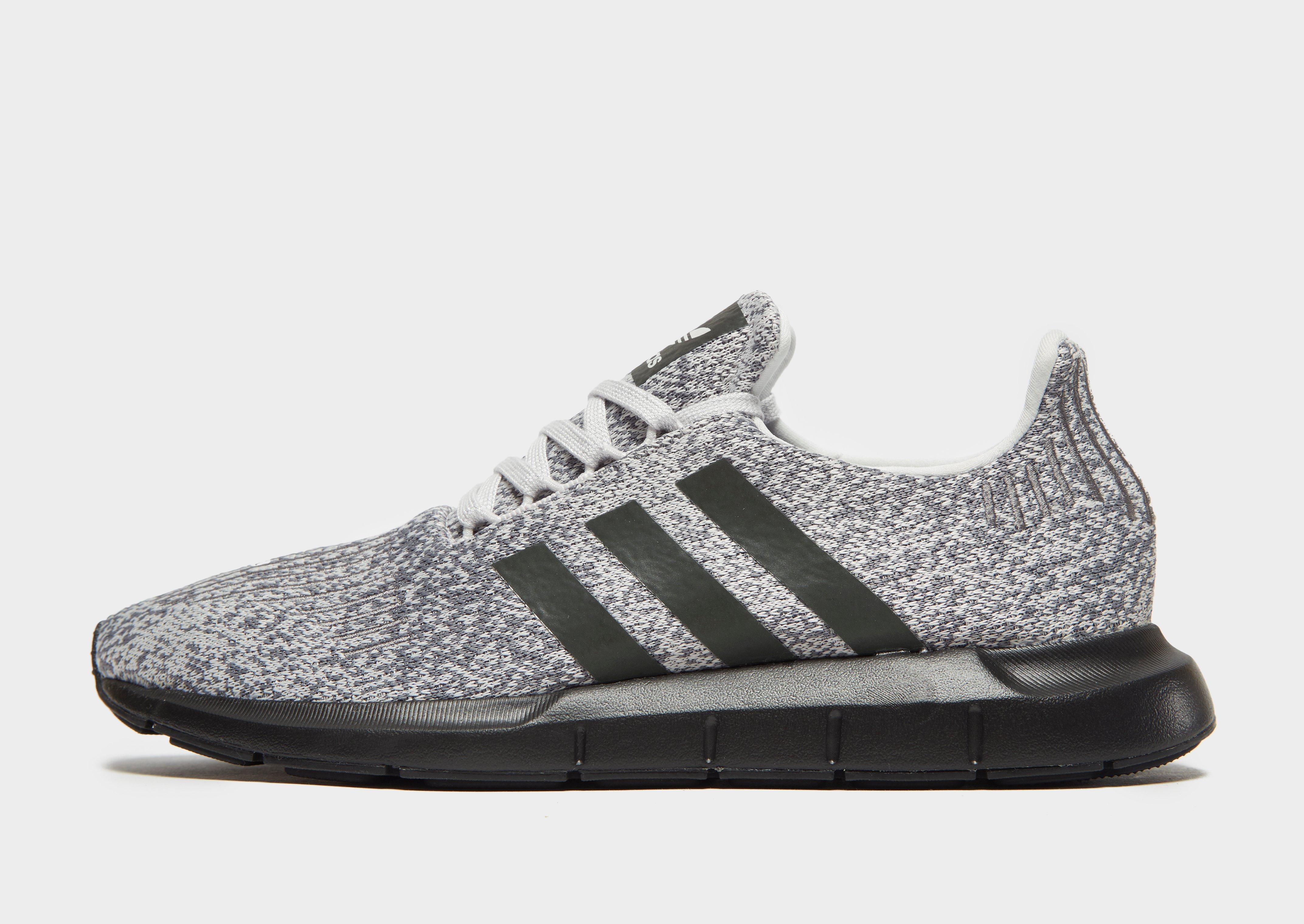adidas swift run grey and black