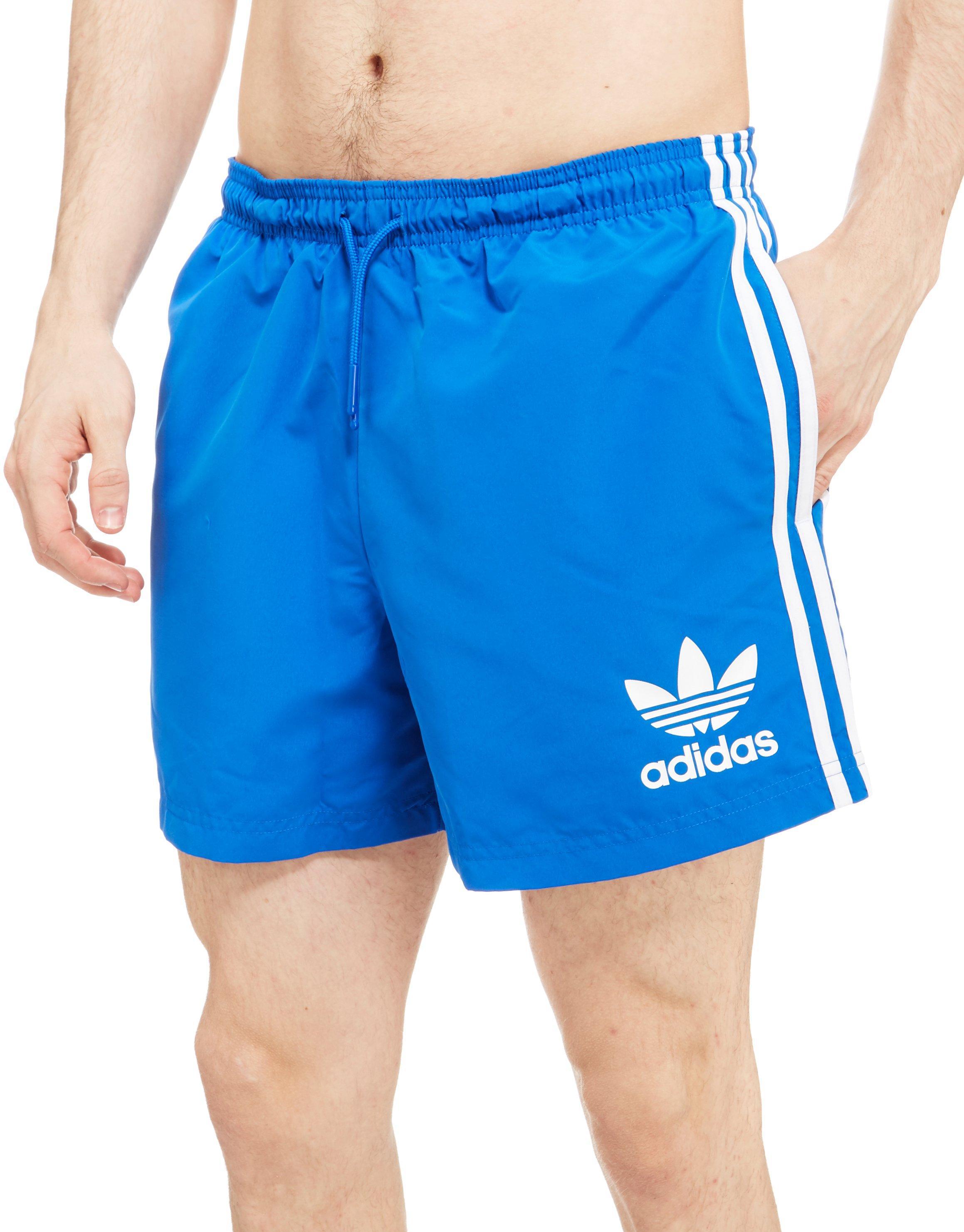 adidas Originals Synthetic Cali Swimshorts in Blue for Men - Lyst