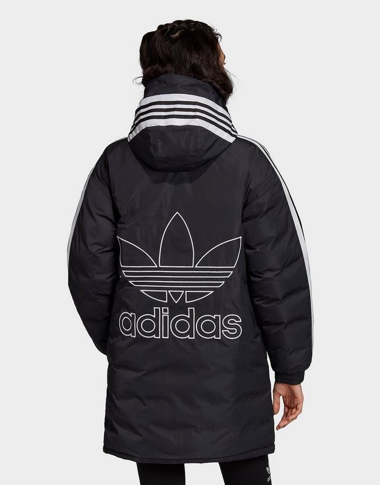 adidas long synthetic down jacket