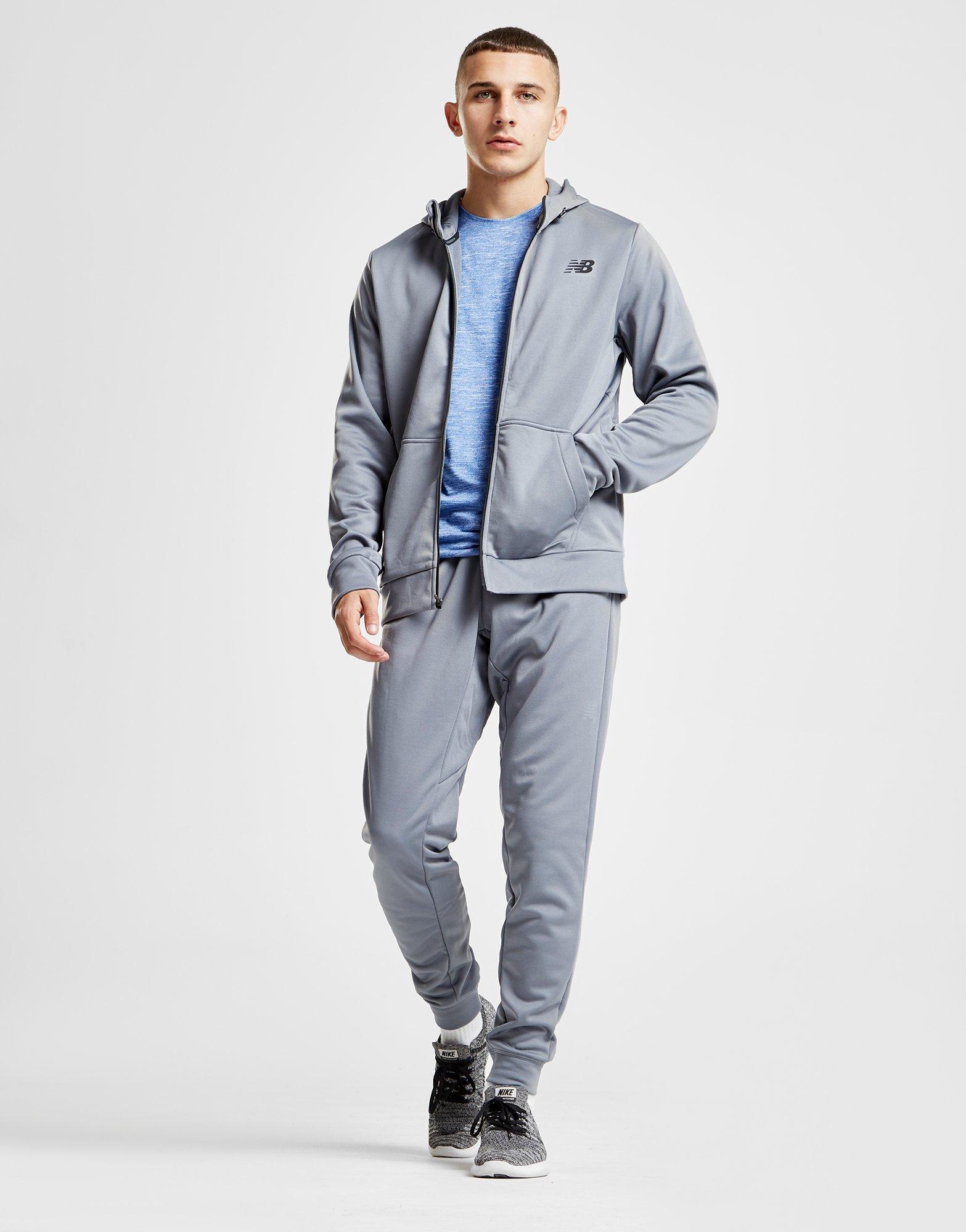 new balance core full zip poly hoodie