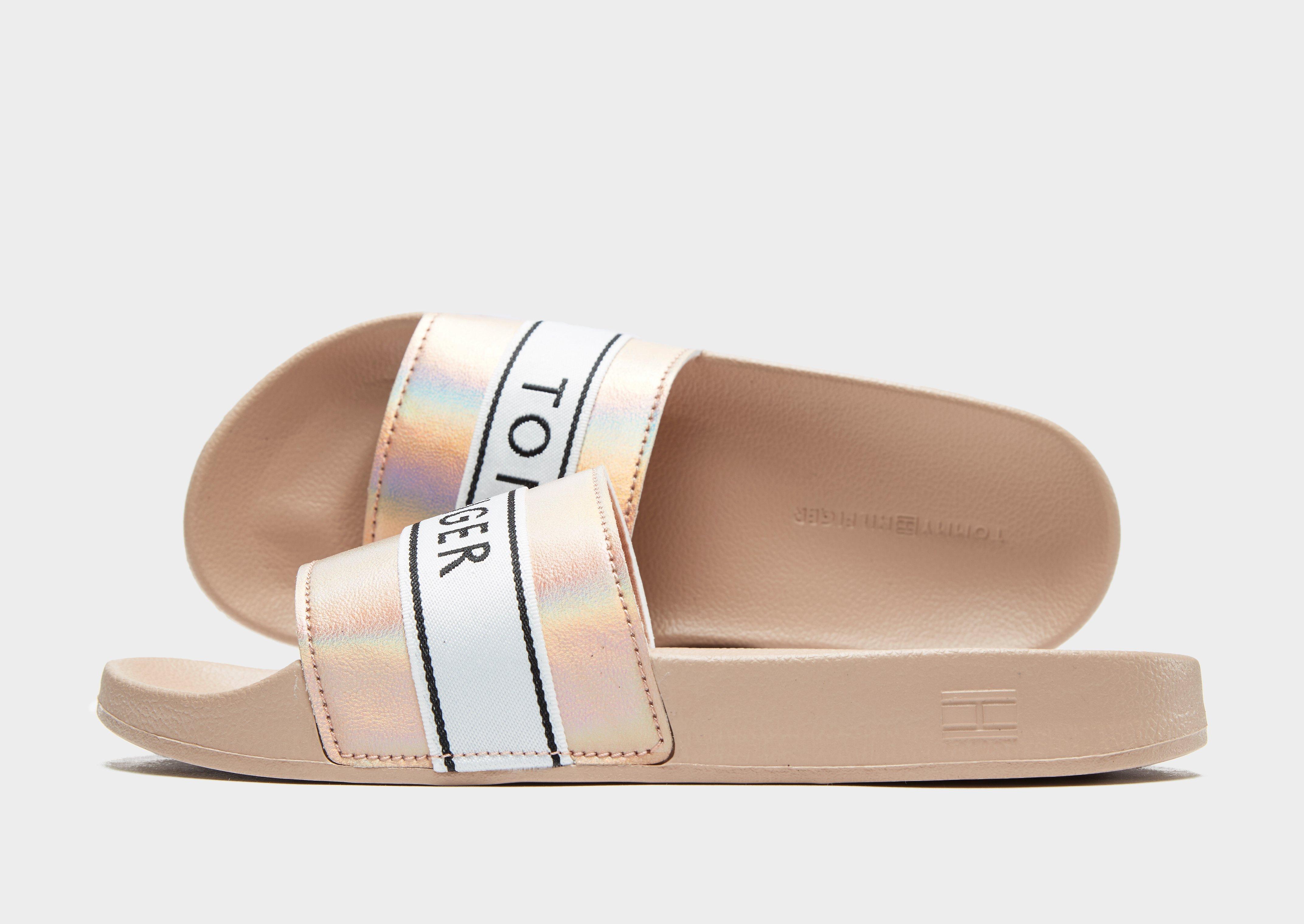 Tommy Hilfiger Synthetic Mirror Slides 