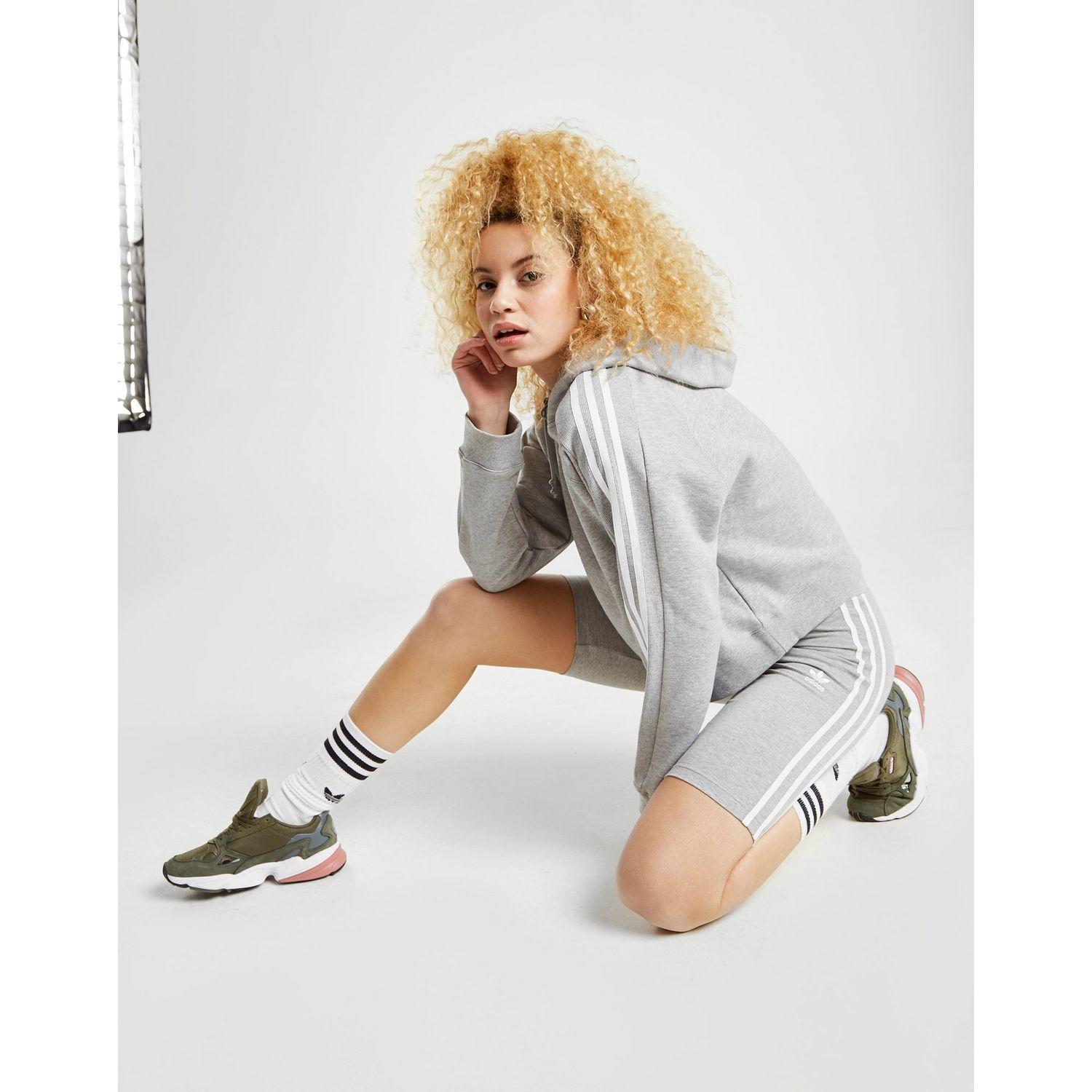 adidas grey biker shorts