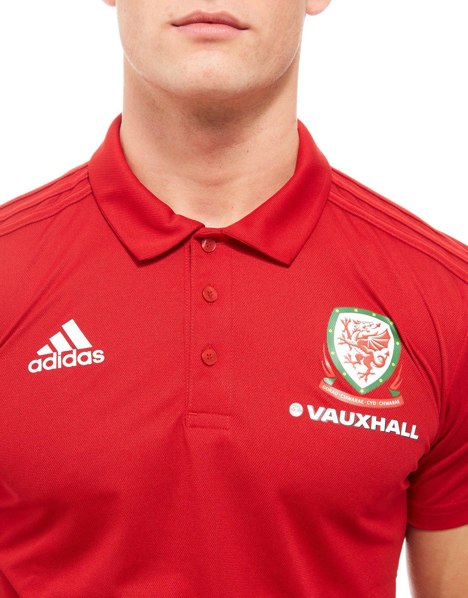 wales adidas polo shirt