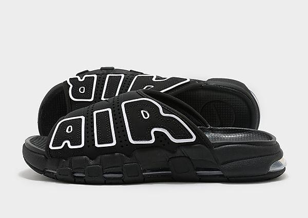 Nike Air More Uptempo Slides in Black for Men | Lyst UK