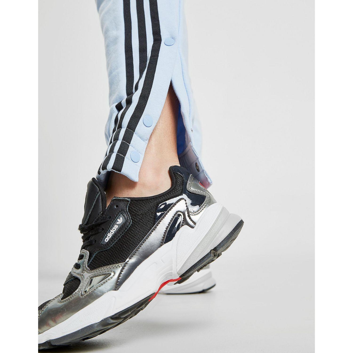 adidas Originals Cotton 3-stripes Joggers in Blue/Black (Blue) - Lyst