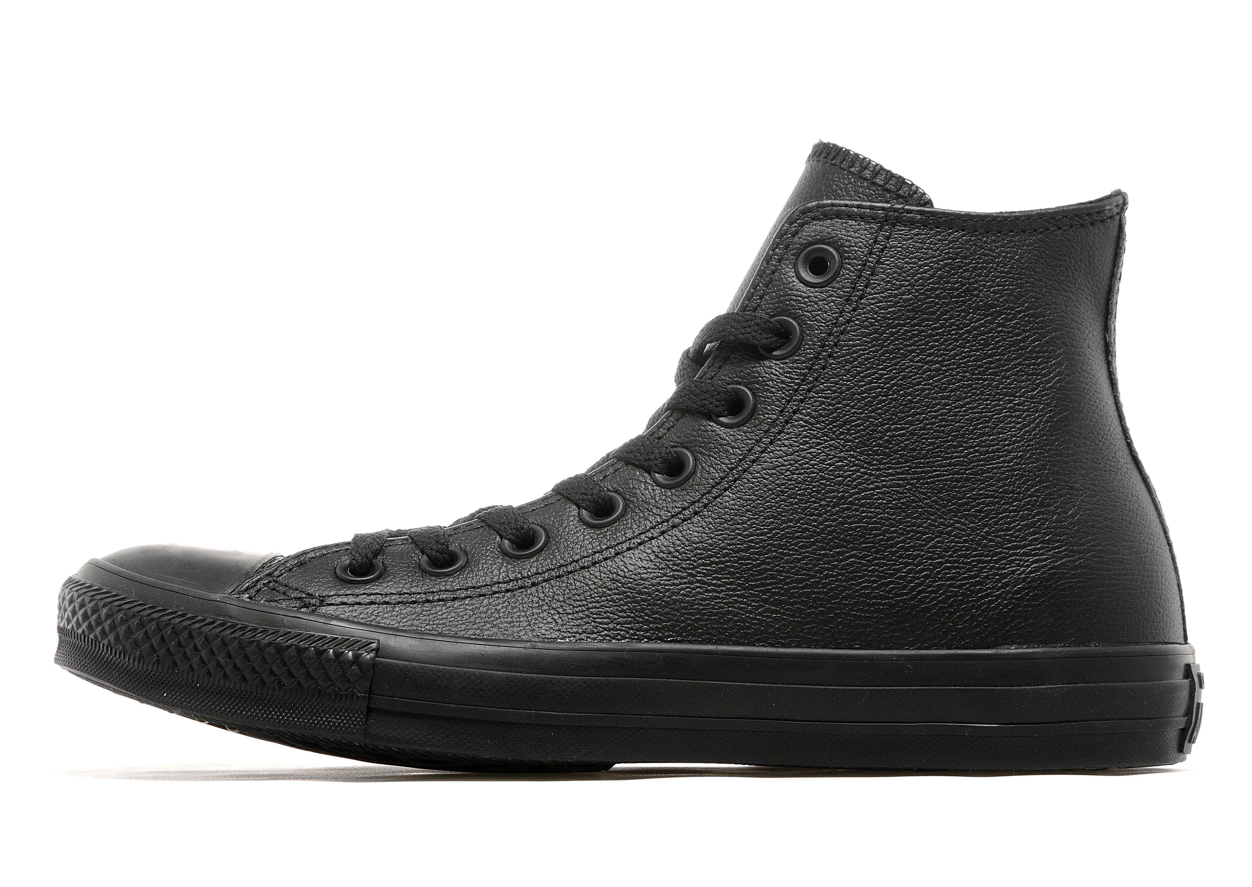 Converse All Star High Leather Mono in Black for Men - Lyst