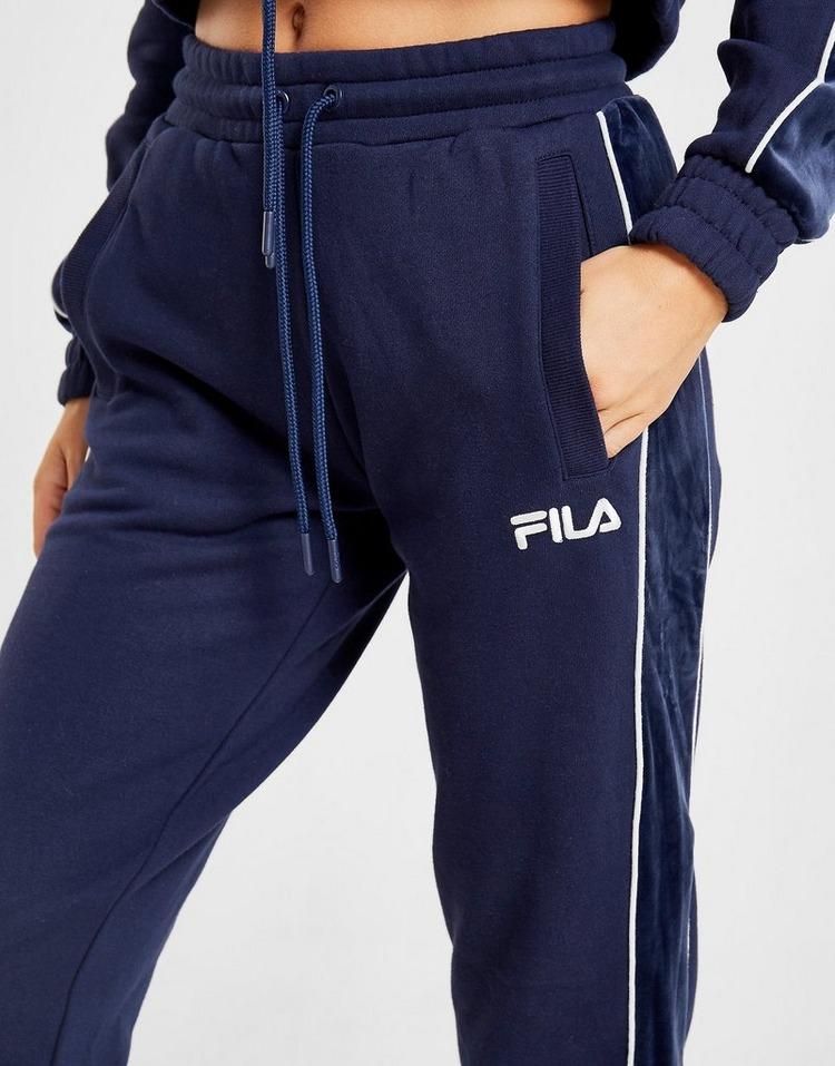 fila velour panel joggers