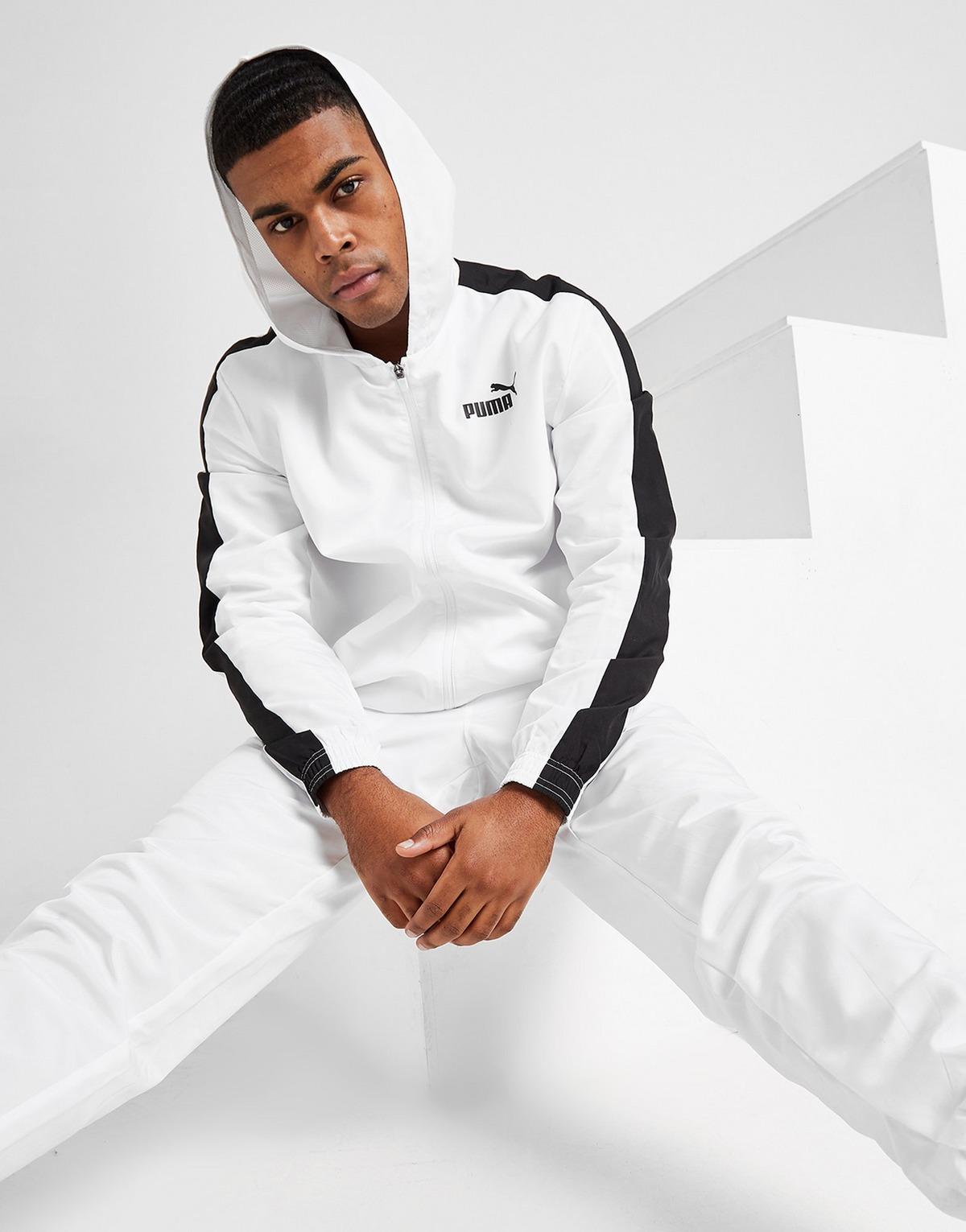 puma poly mens tracksuit set