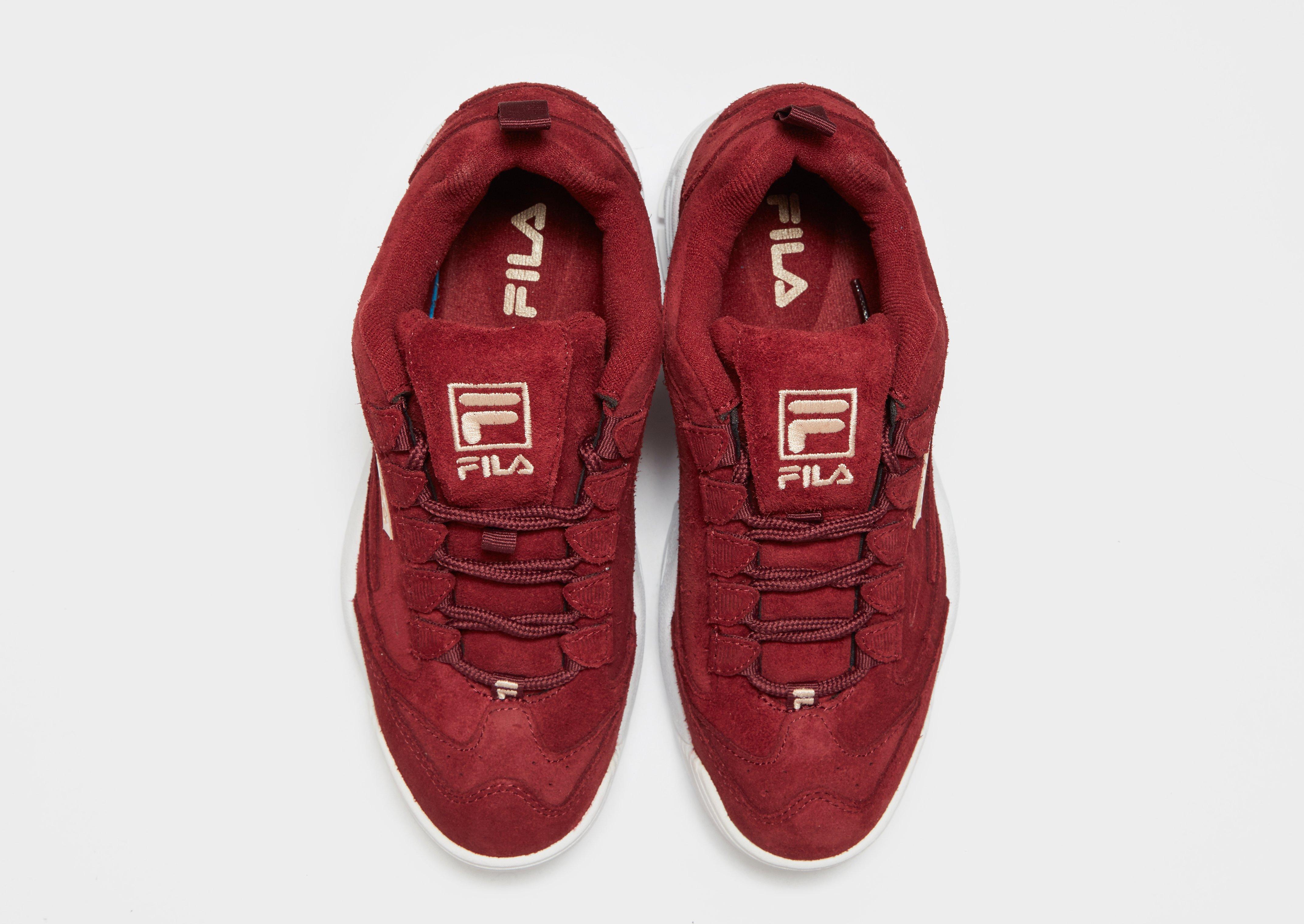 burgundy and gold filas