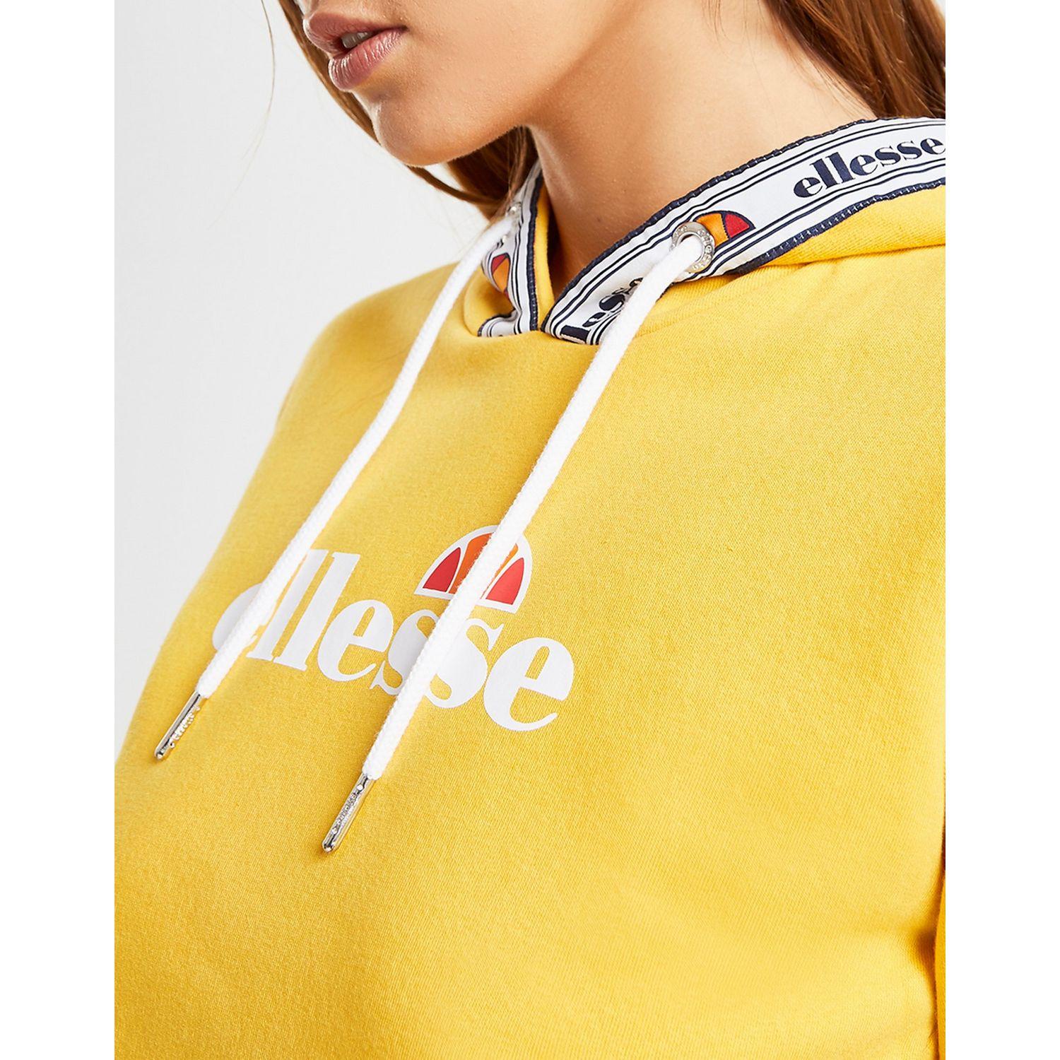 ellesse tape crop hoodie
