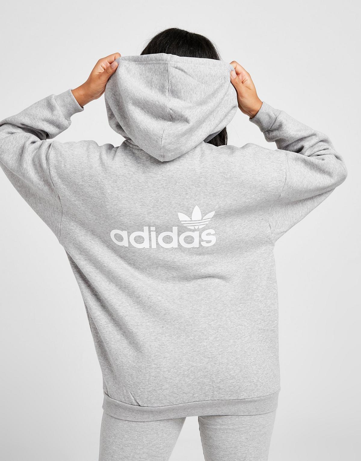 adidas originals large linear overhead hoodie