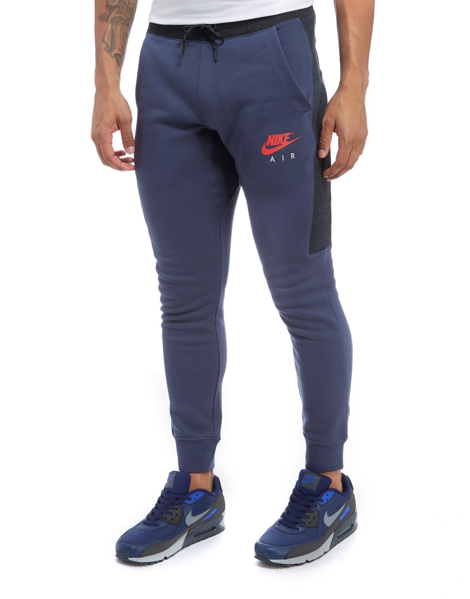 Nike Air Fleece Joggers in Blue for Men - Lyst