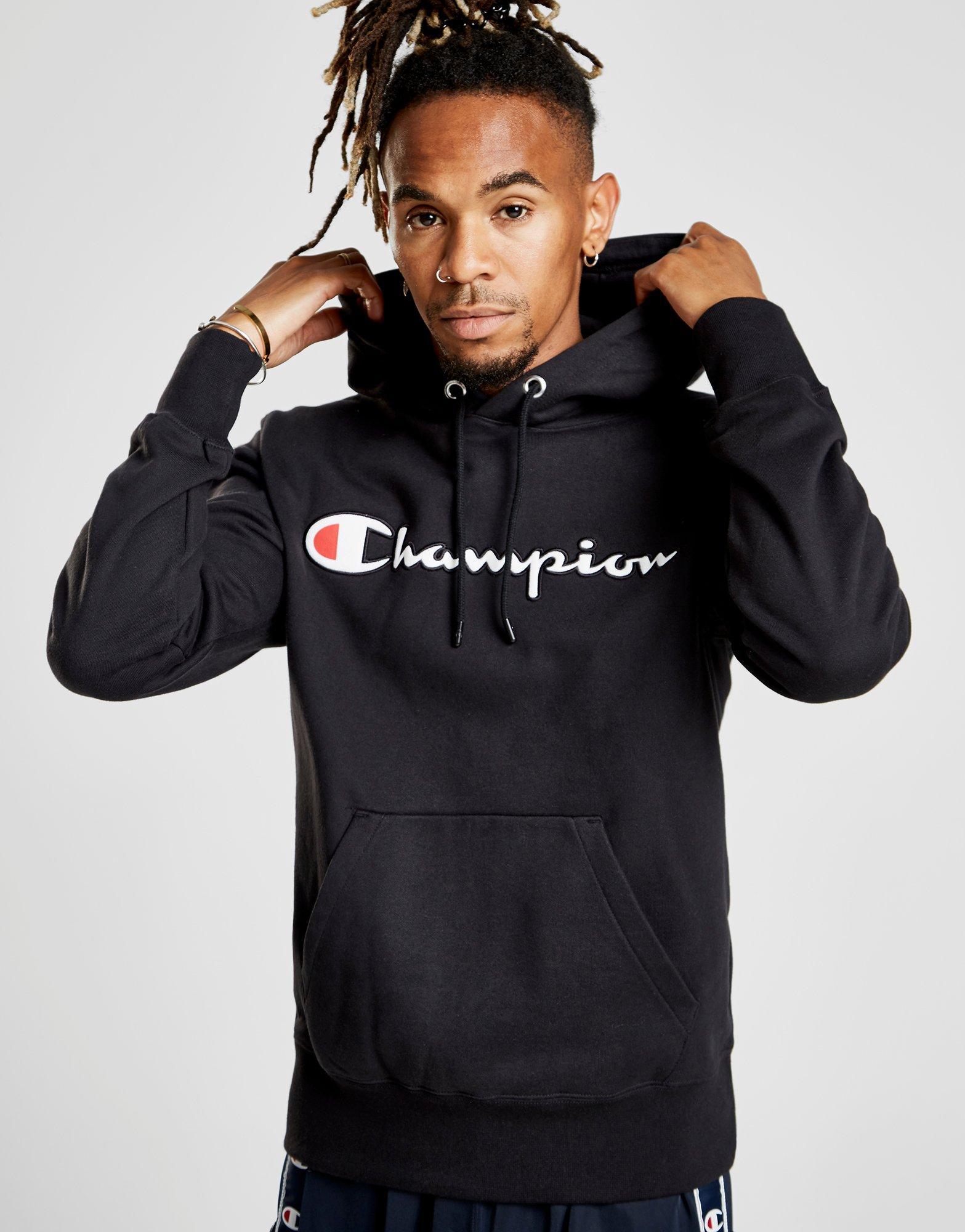 nike black logo hoodie