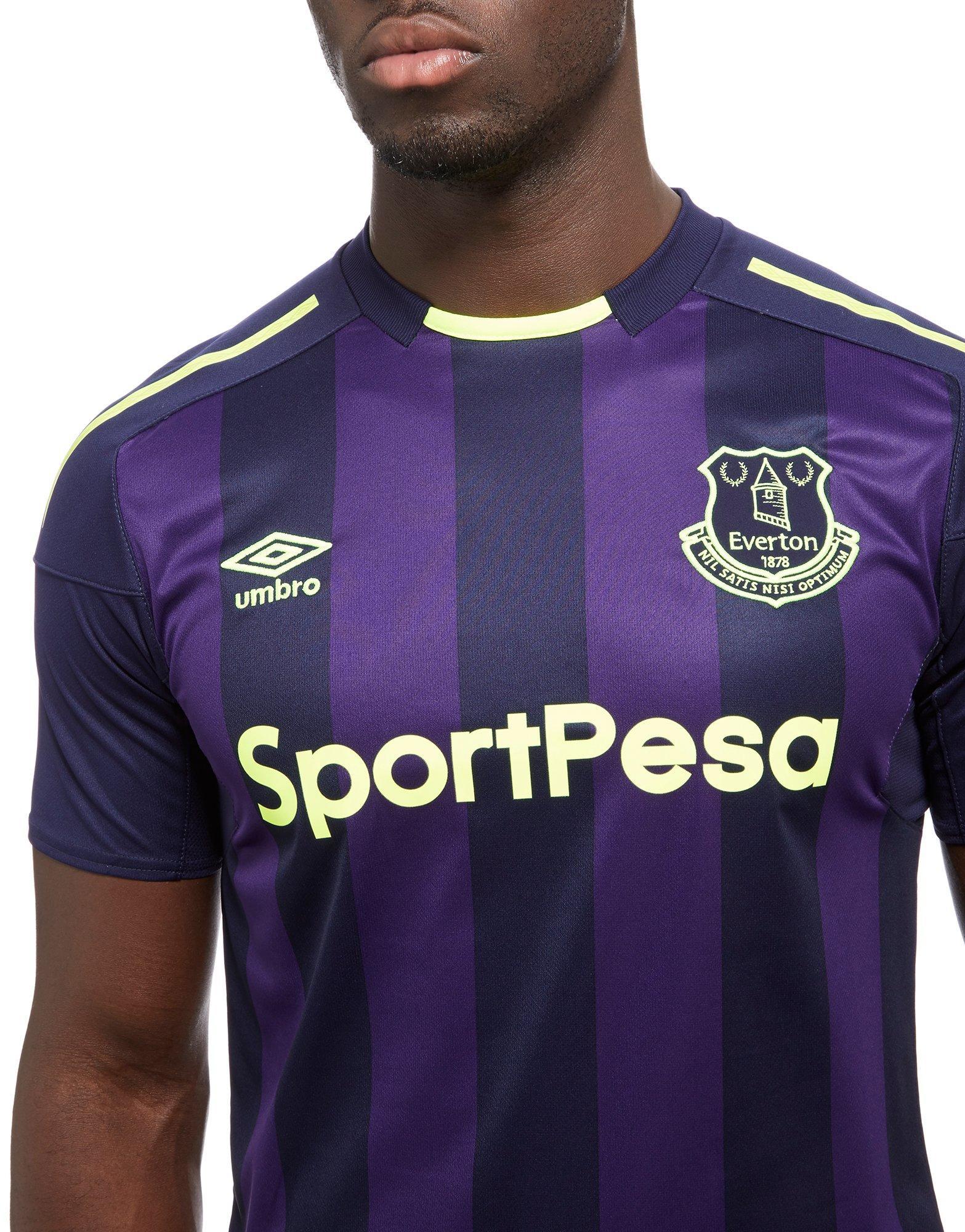 Lyst - Umbro Everton Fc 2017/18 Third Shirt in Blue for Men