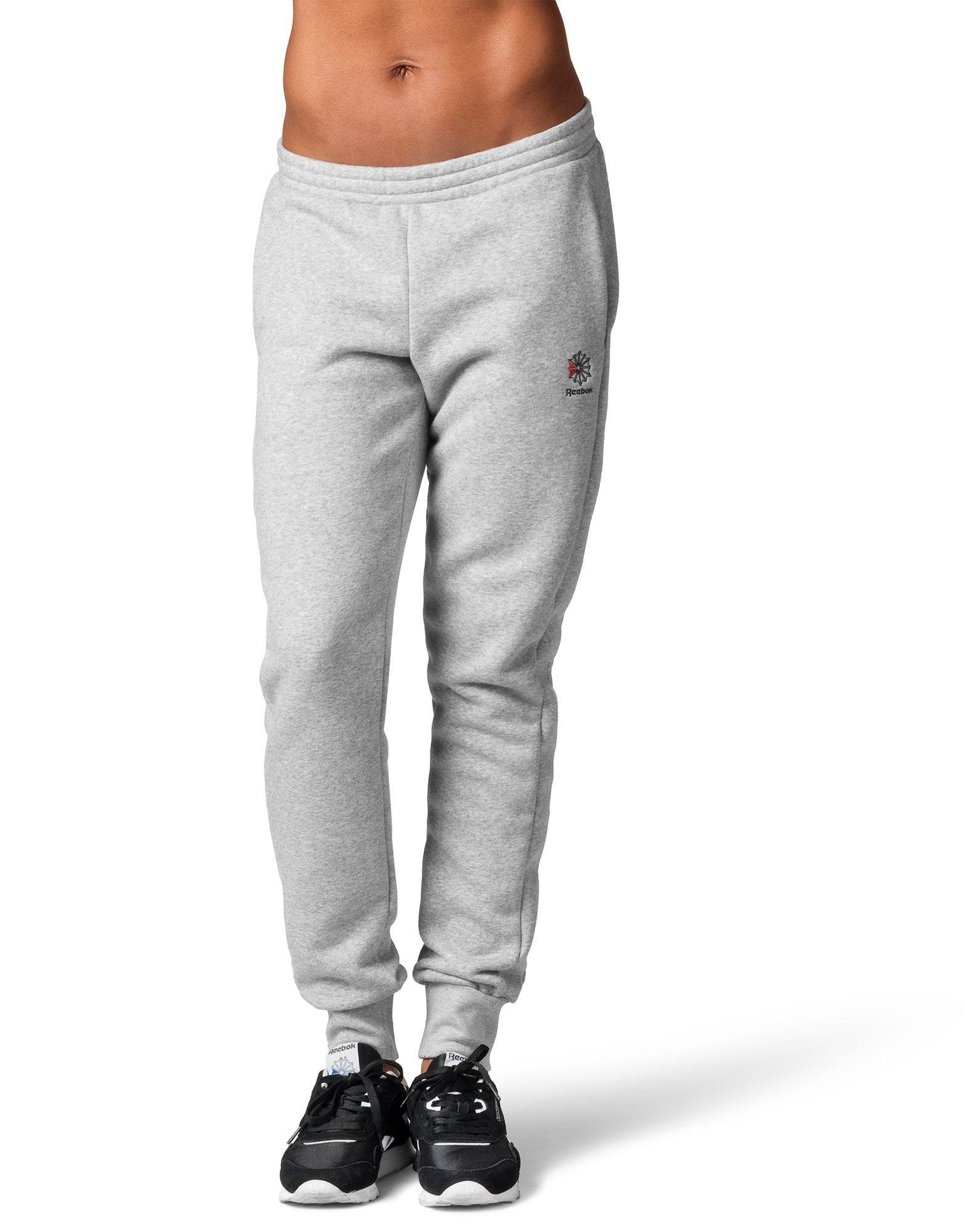 Reebok Classics Franchise Fleece Pants in Grey - Lyst