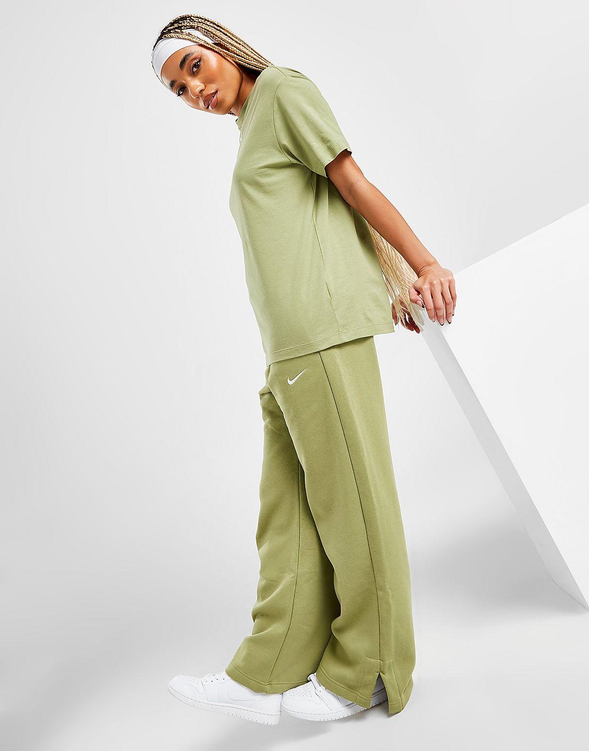 Nike Phoenix Fleece Wide Leg Joggers in Green Lyst UK