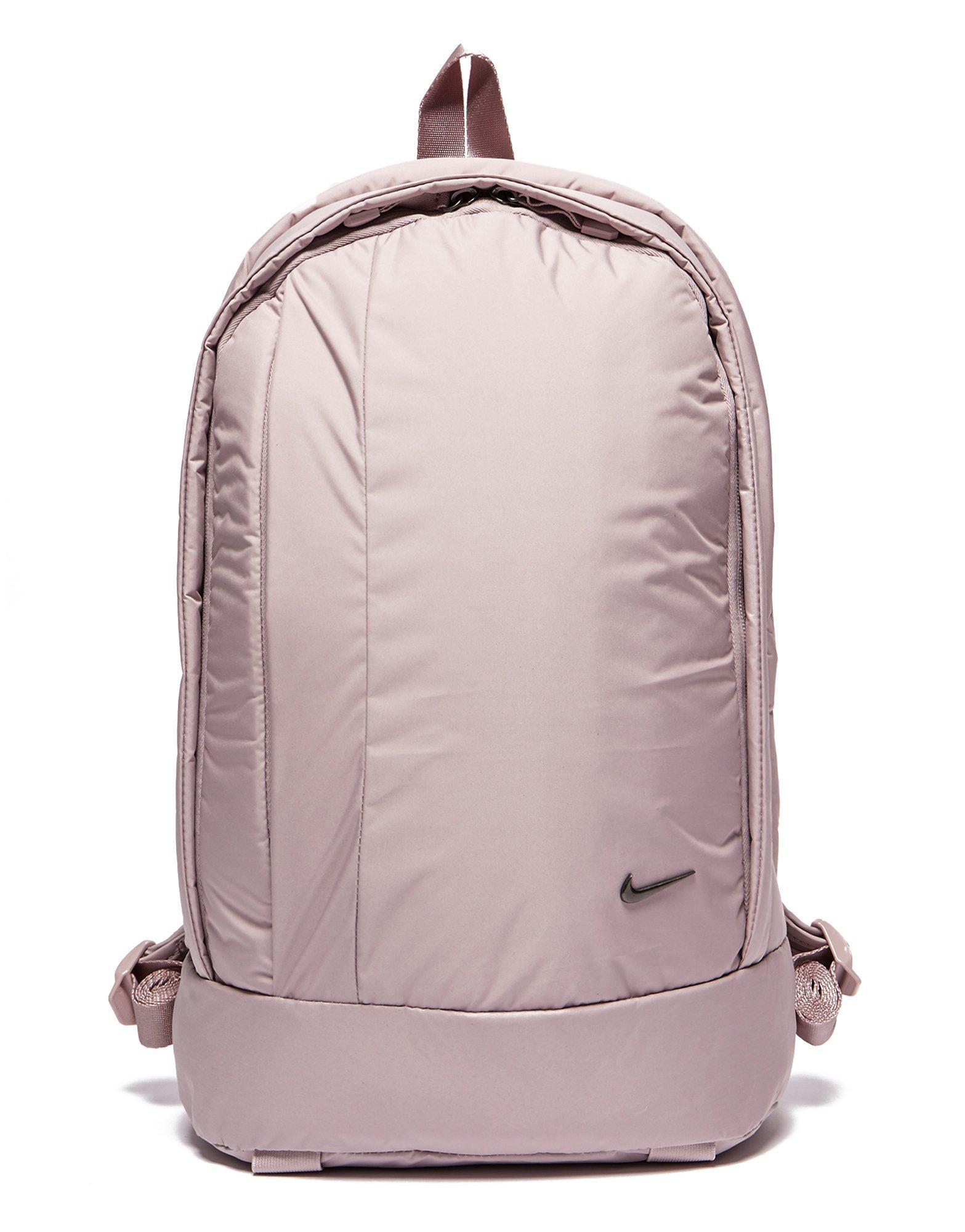 nike backpack grey and pink