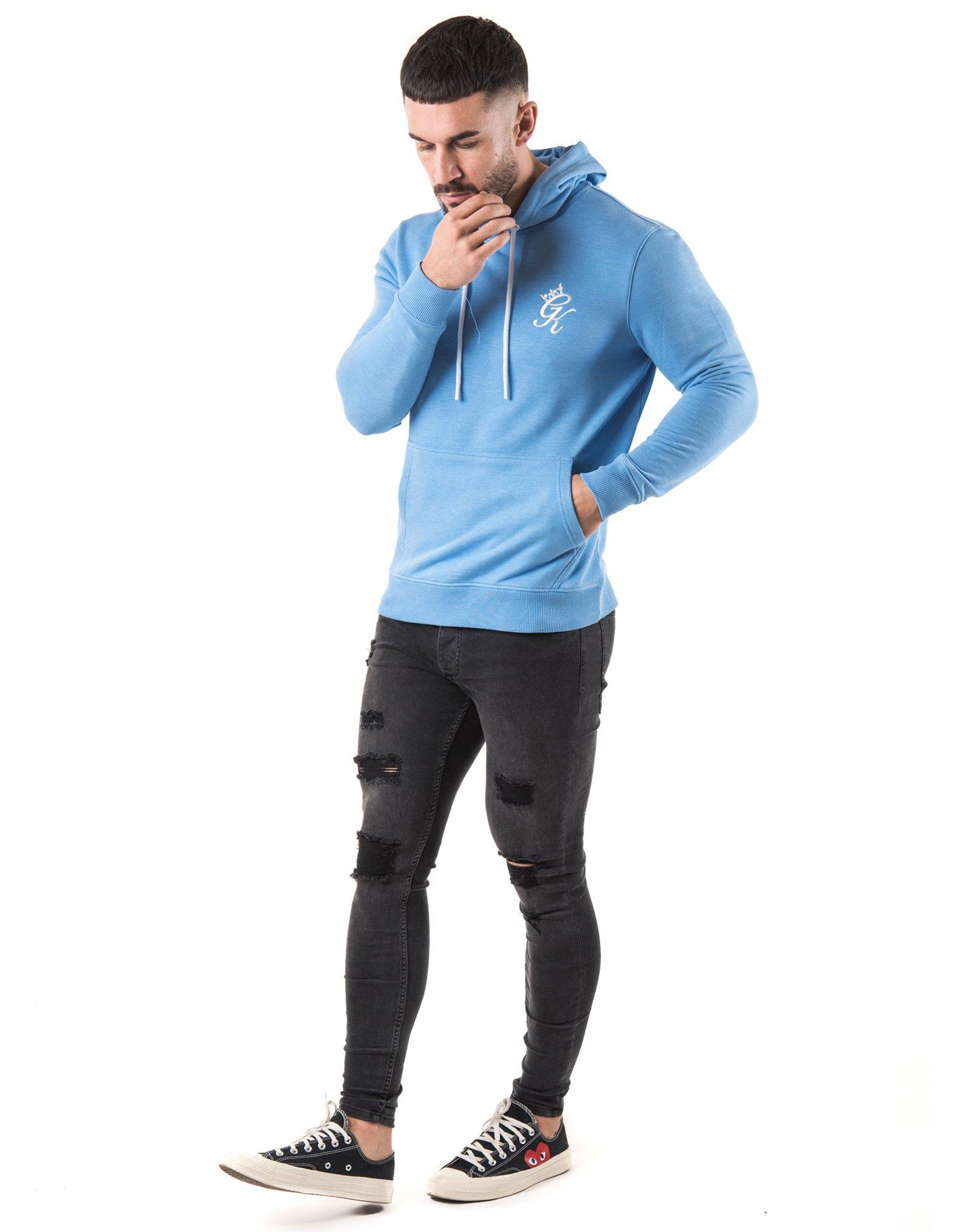 gym king blue hoodie